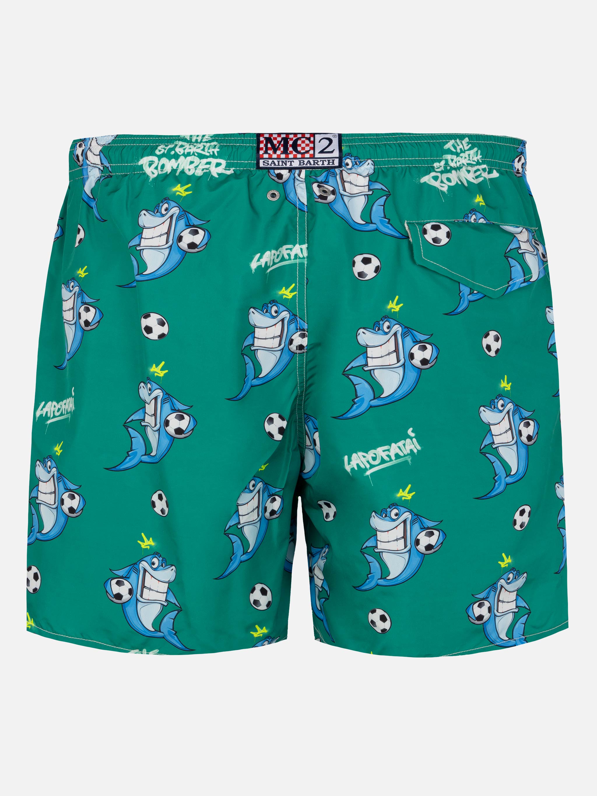 mc2-saint-barth-costume-mare-lighting-uomo-stampa-squali-verde-cryptopuppets-spe image 2