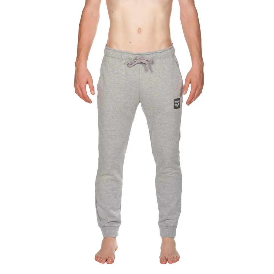 arena-essential-pant-pantaloni-jogger-uomo-grigio-medium-grey-melange image 1