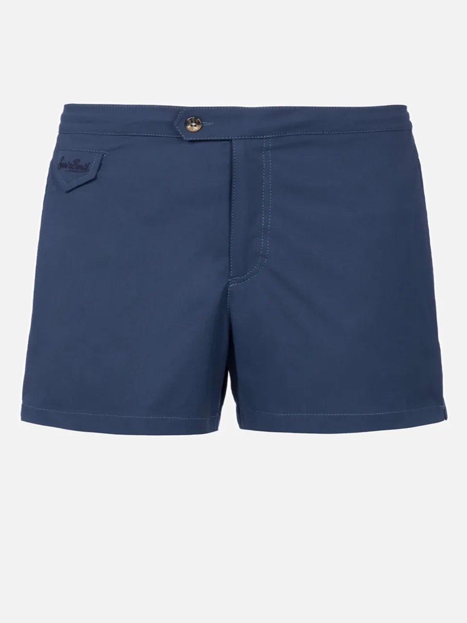 mc2-saint-barth-harrys-costume-mare-uomo-blu-navy-tinta-unita-slim image 1