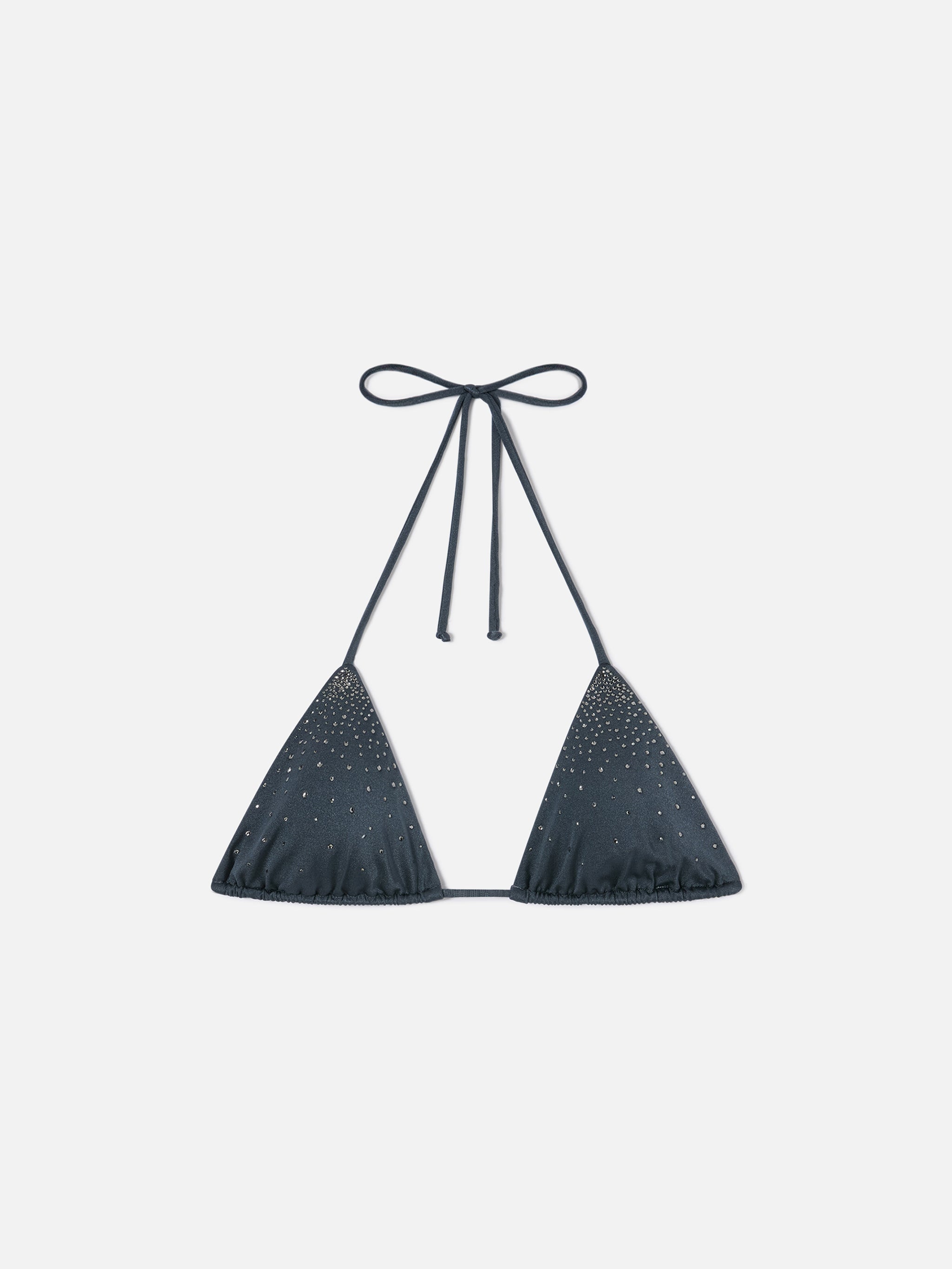mc2-saint-barth-top-bikini-annabelle-triangolo-grigio-con-strass-applicati image 1