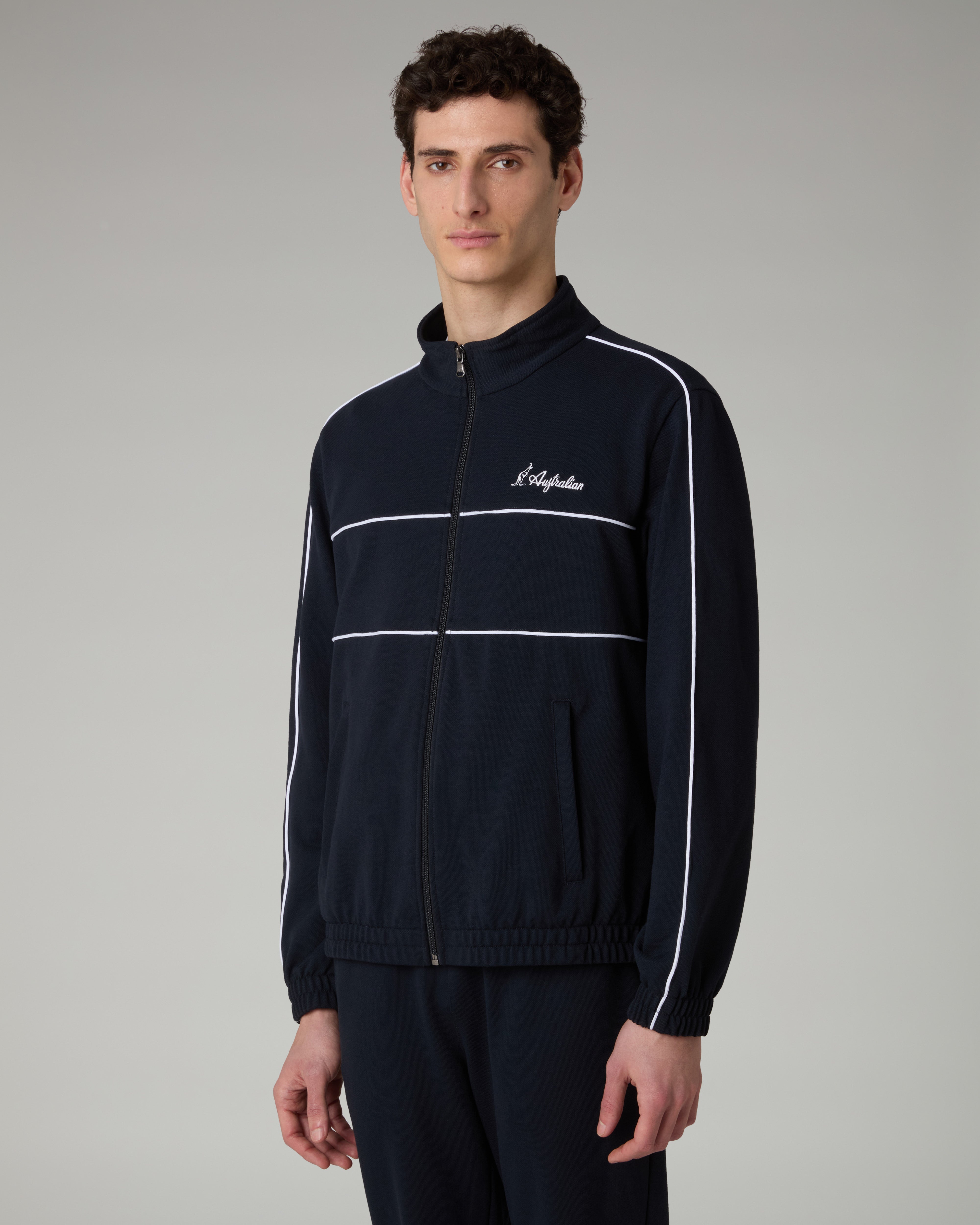 australian-mycon-piquet-tracksuit-tuta-heritage-blu-navy image 3