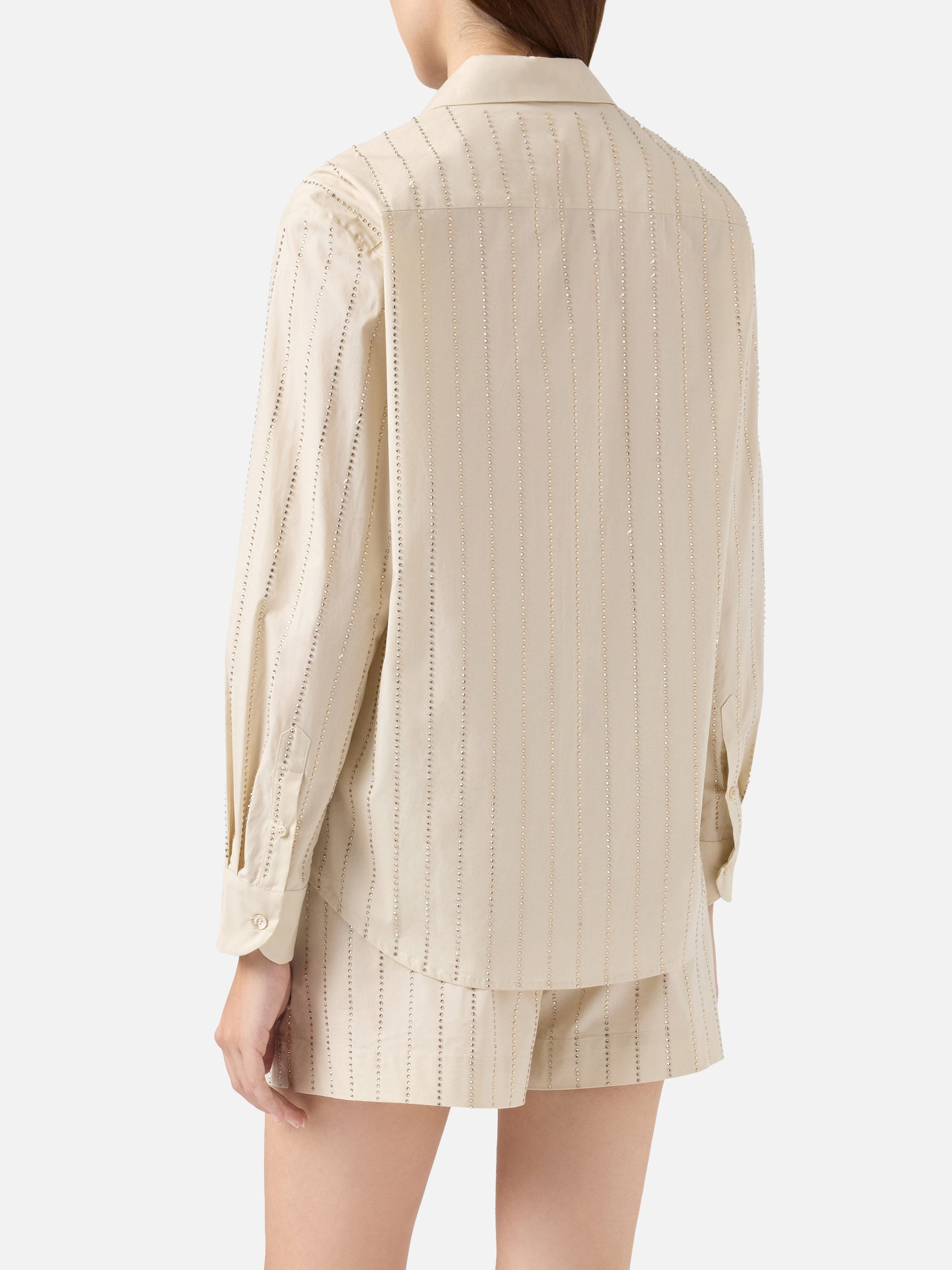 mc2-saint-barth-meredith-camicia-donna-popeline-cotone-bianca-strass image 3