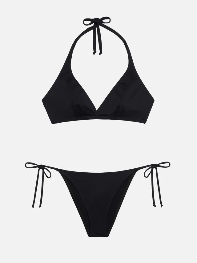 mc2-saint-barth-gaia-virgo-bikini-bralette-donna-nero image 1