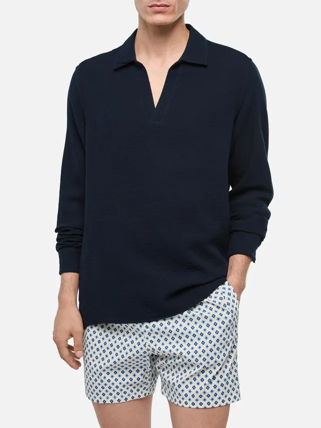 mc2-saint-barth-ventotene-polo-uomo-garza-cotone-blu-navy image 1