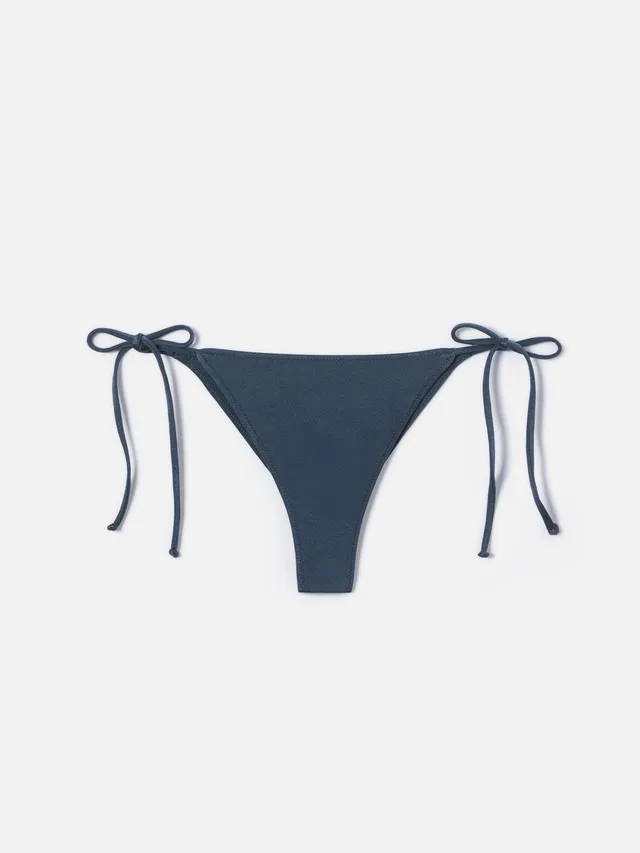 mc2-saint-barth-marielle-slip-mare-donna-brasiliana-glossy-grigio-scuro image 1