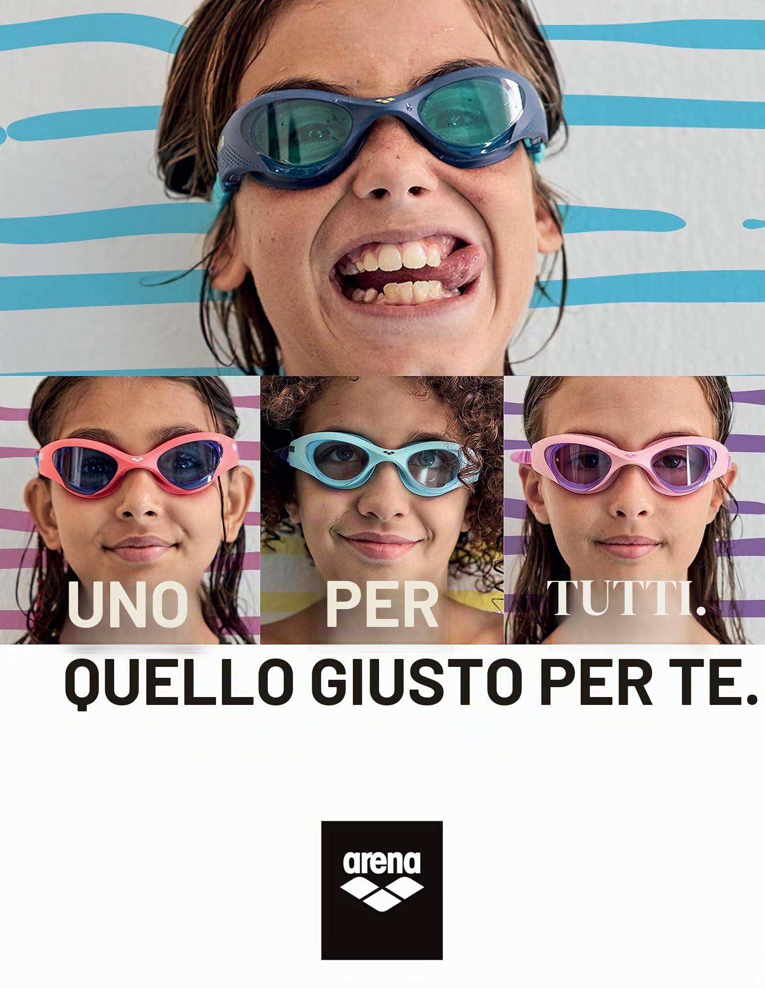 arena-the-one-junior-occhialini-nuoto-bambini-6-12-anni image 6