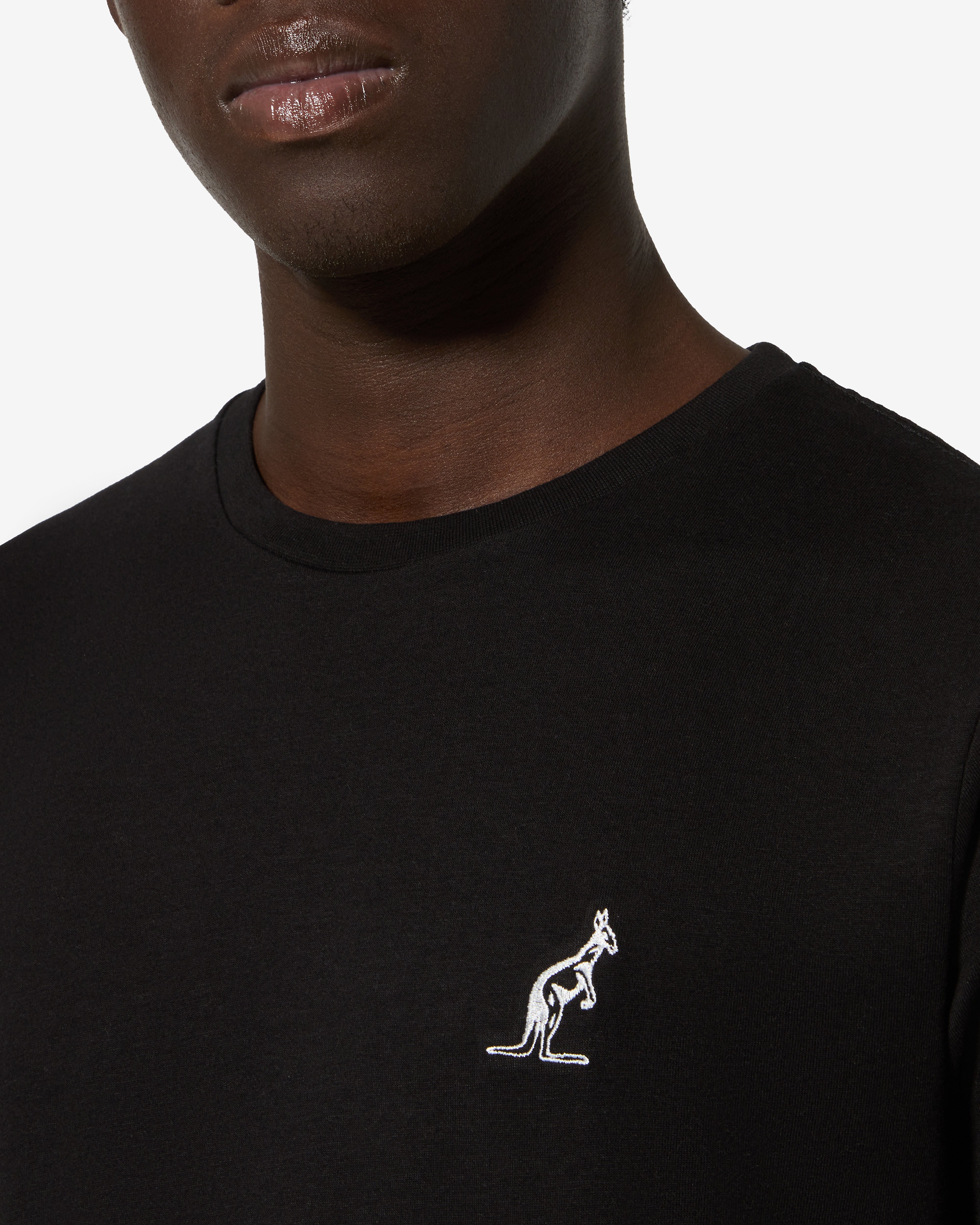 australian-basic-t-shirt-sportswear-in-cotone-nera image 4