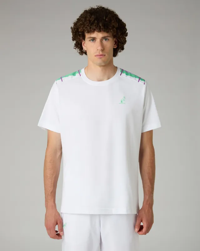 australian-goran-cotton-t-shirt-maglia-cotone-bianca-con-inserti image 1