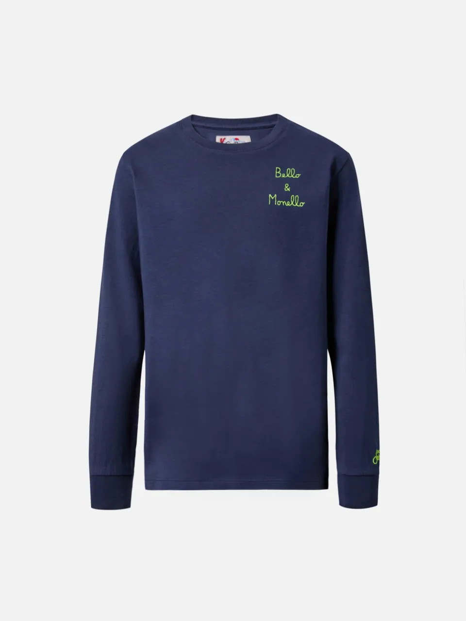 mc2-saint-barth-t-shirt-luton-jr-blu-con-ricamo-bello-e-monello image 1