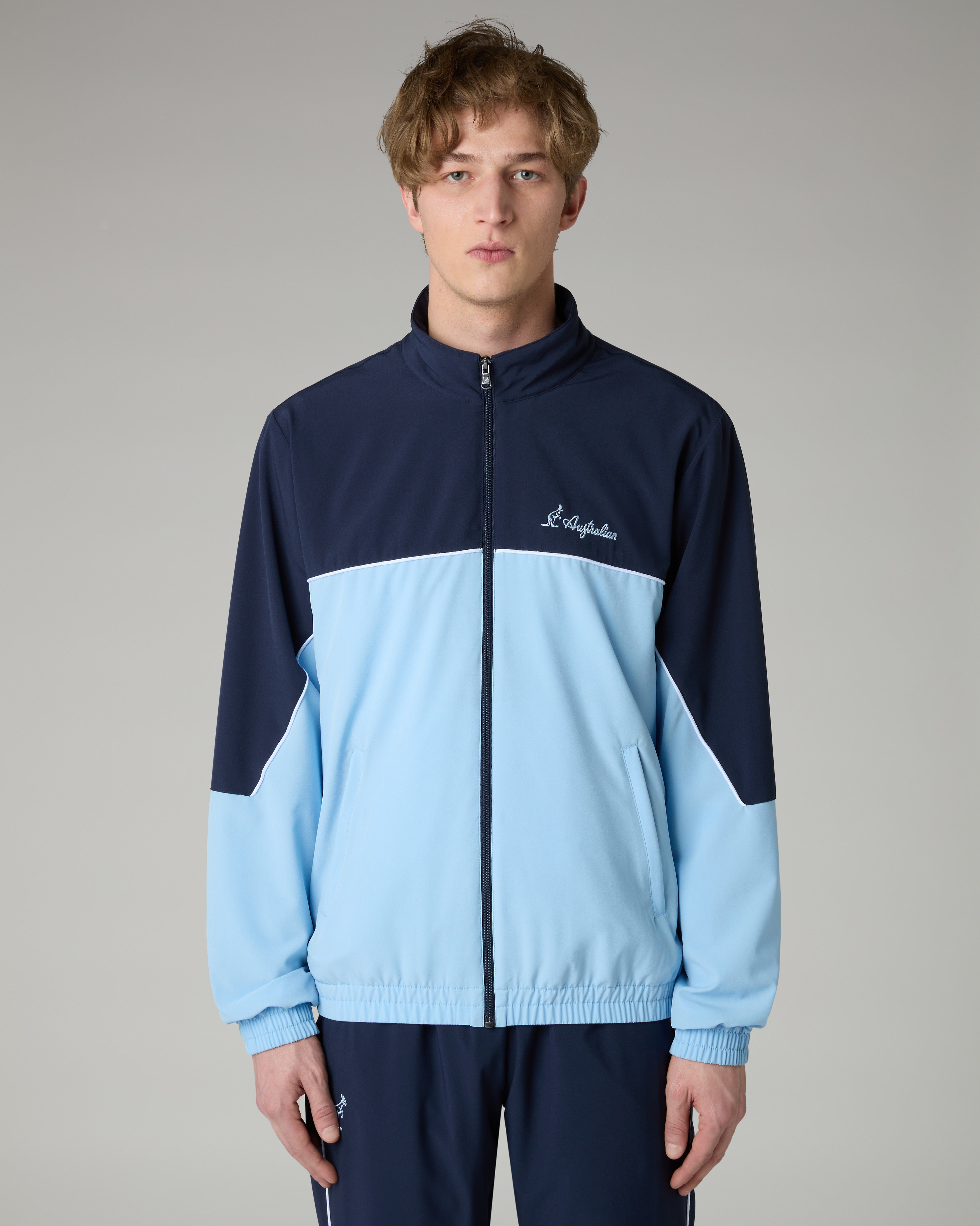 australian-color-block-slam-tuta-sportiva-in-tessuto-tecnico-azzurro-pastello image 4