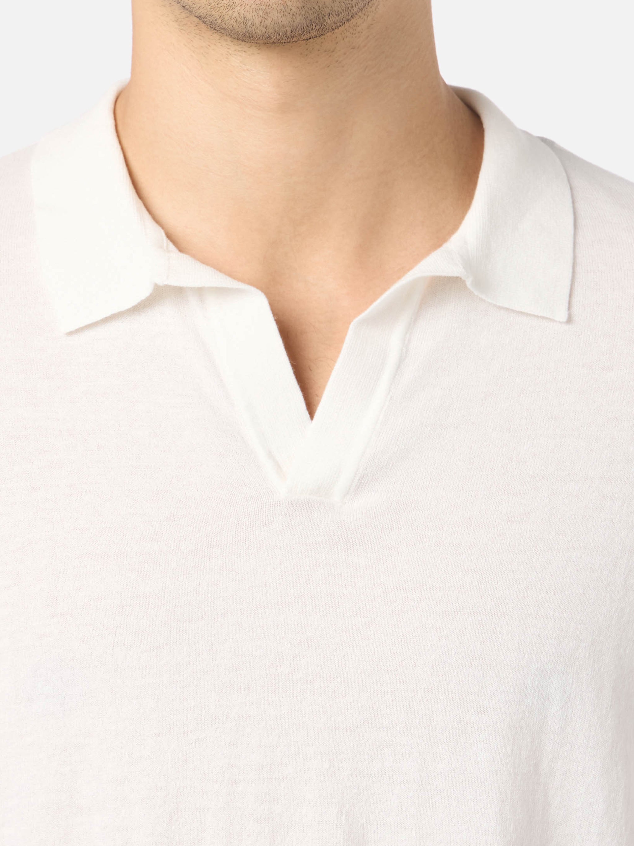 mc2-saint-barth-polo-in-maglia-sloan-senza-bottoni-ice-cotton-color-burro image 2