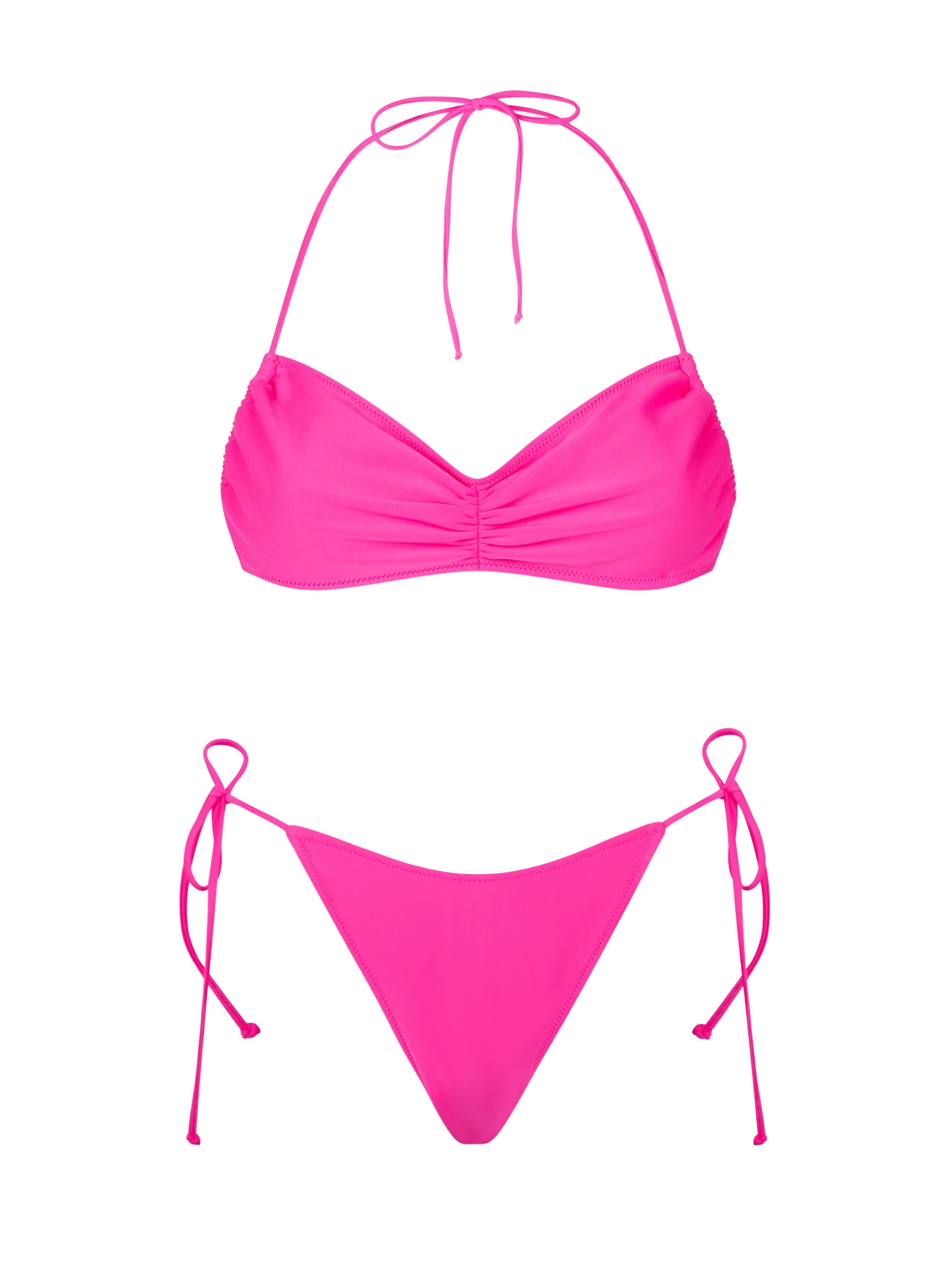 mc2-saint-barth-bikini-levante-norah-fascia-fucsia-con-slip-laccetti image 1