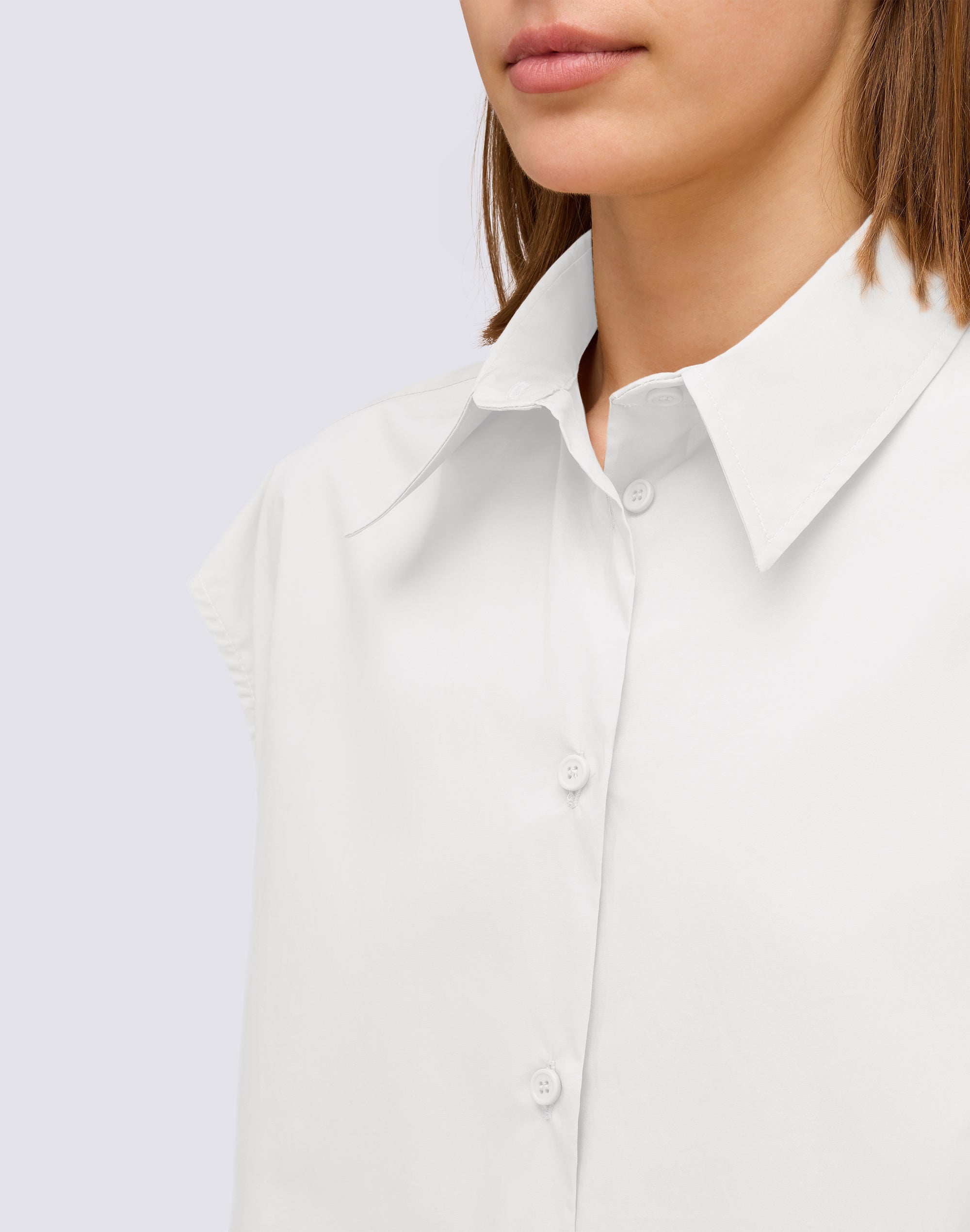 sundek-camicia-donna-in-popeline-smanicata-fit-over image 4
