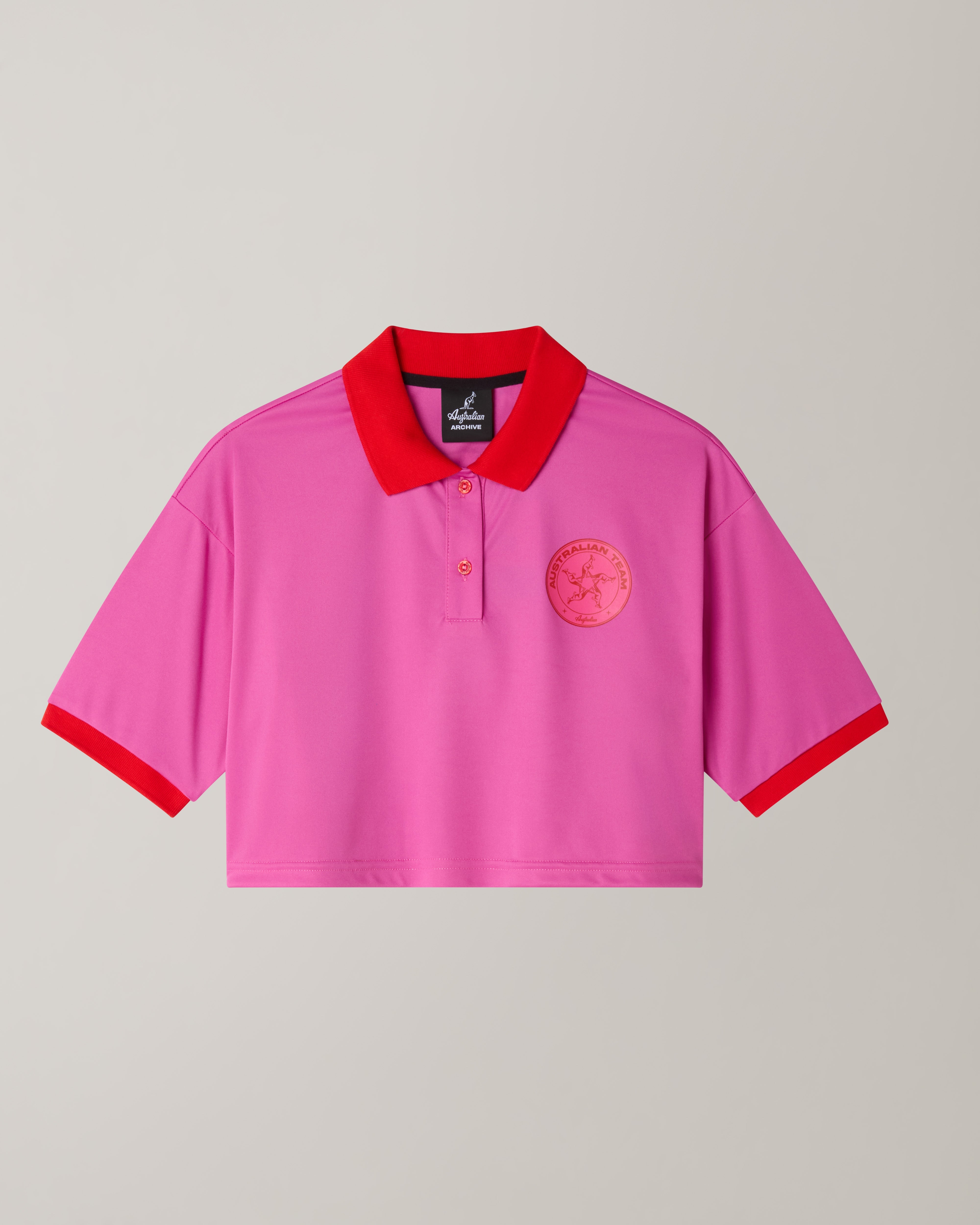 australian-goran-pink-polo-shirt-polo-cropped-tecnica-ace-made-in-italy image 5