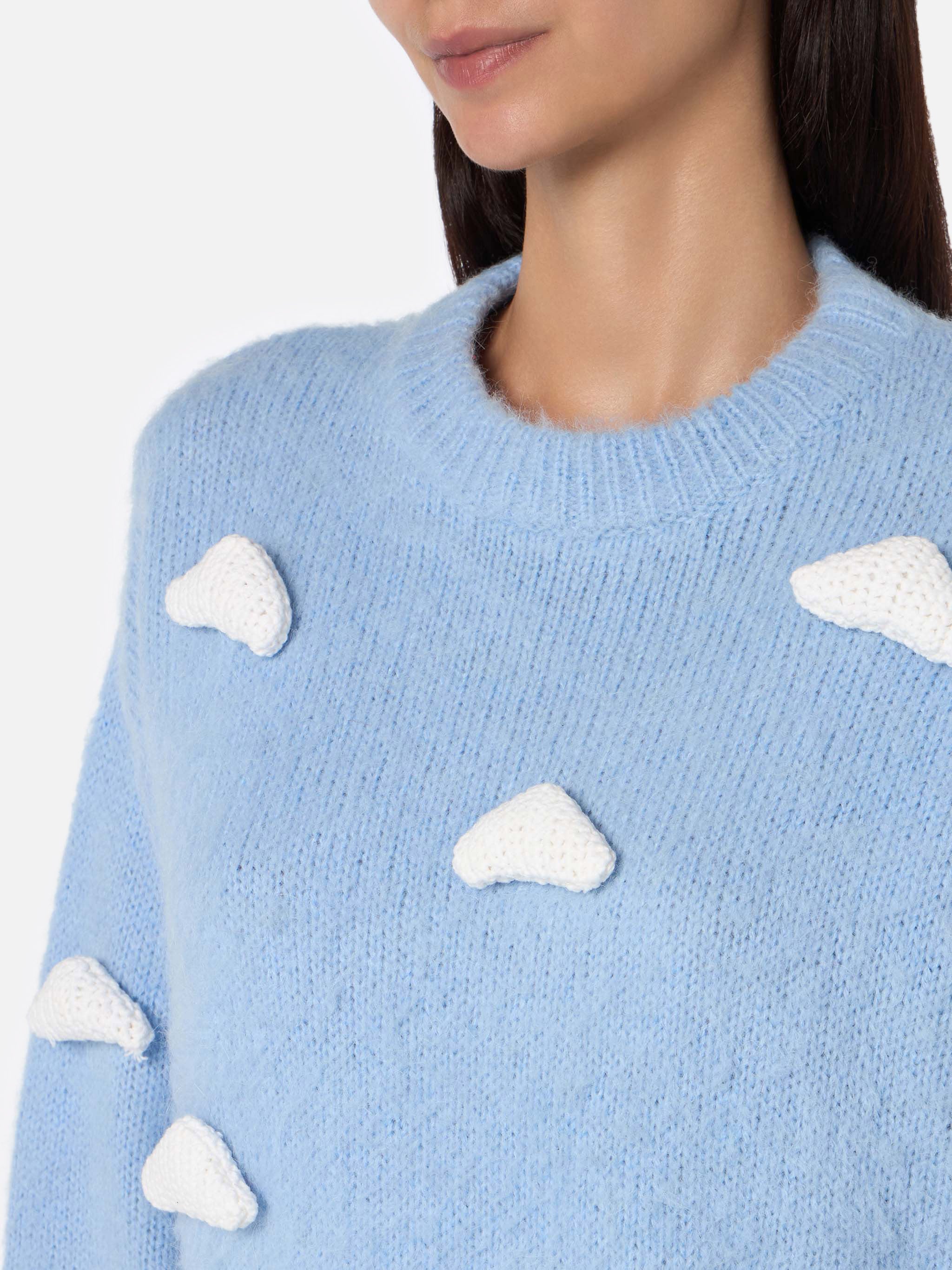 mc2-saint-barth-maglione-donna-boxy-misto-alpaca-azzurro-nuvole-crochet image 2