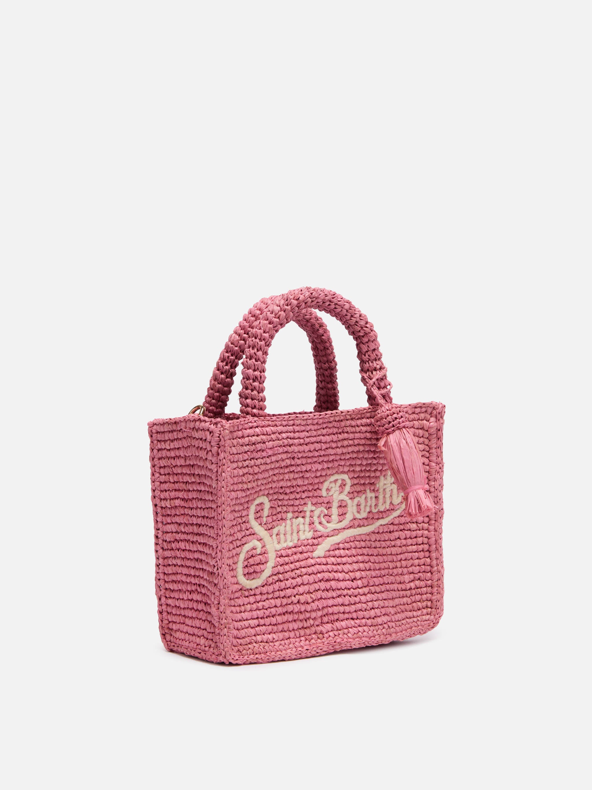 mc2-saint-barth-mini-vanity-borsa-mini-in-rafia-rosa-con-ricamo-saint-barth image 4