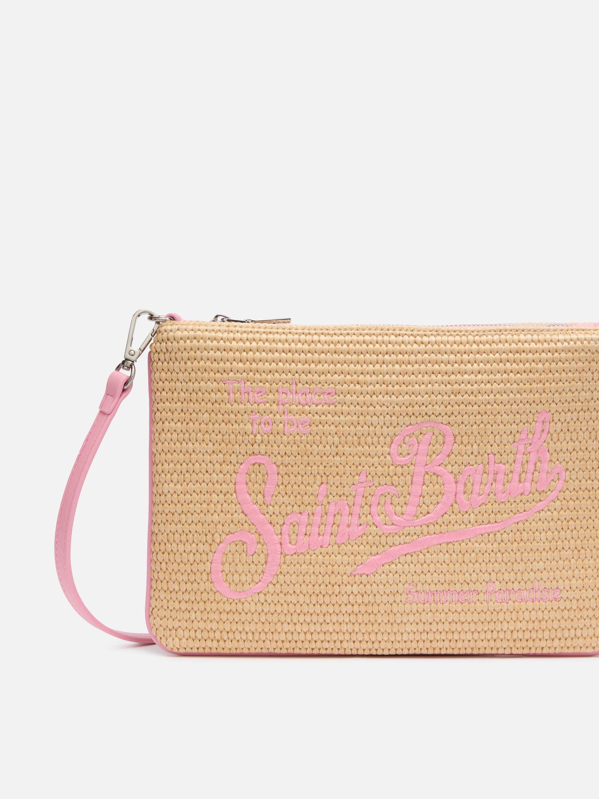 mc2-saint-barth-parisienne-pochette-paglia-beige-con-dettagli-rosa image 3