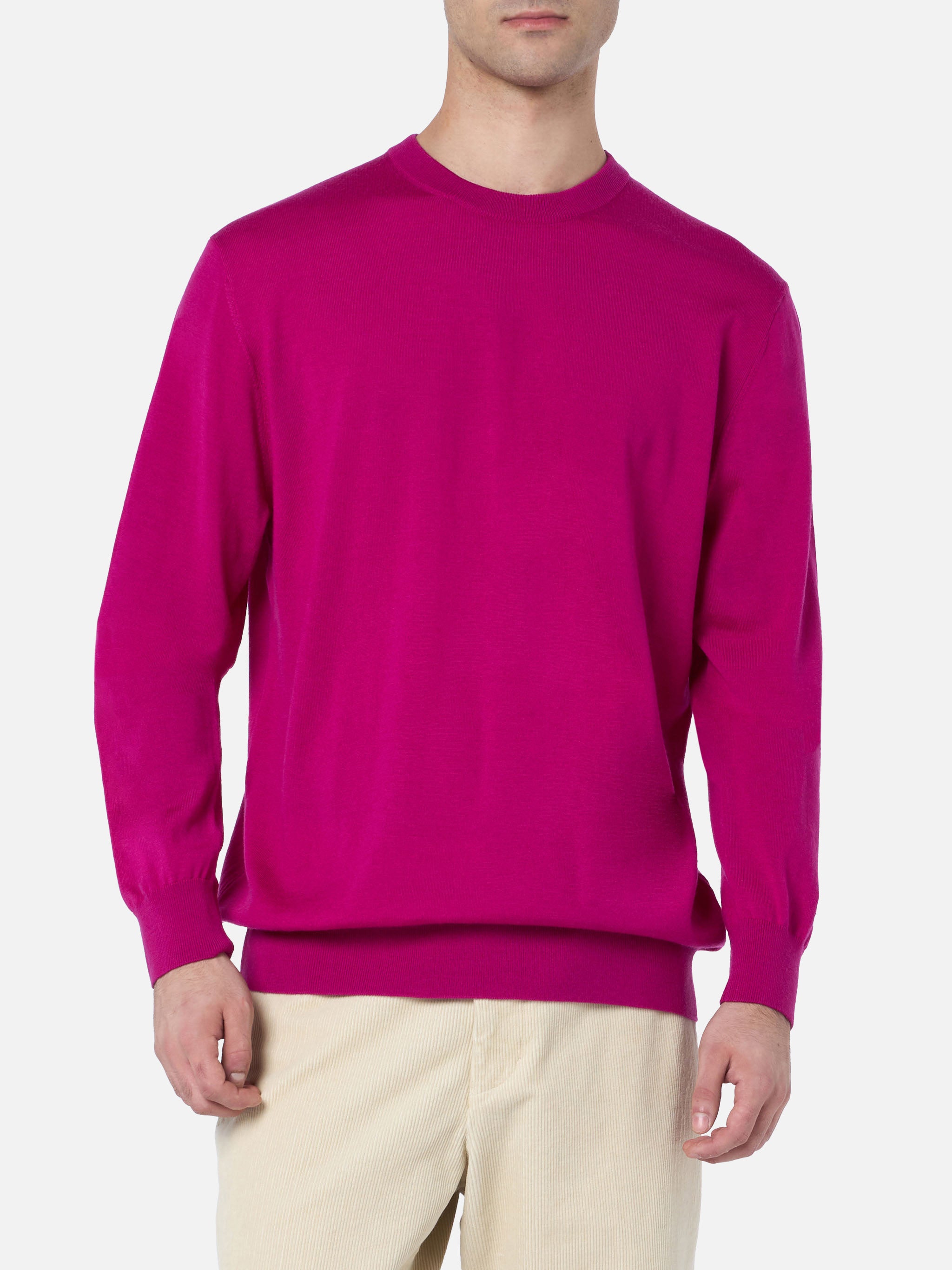 mc2-saint-barth-regent-maglione-girocollo-uomo-in-lana-merino-peonia image 1