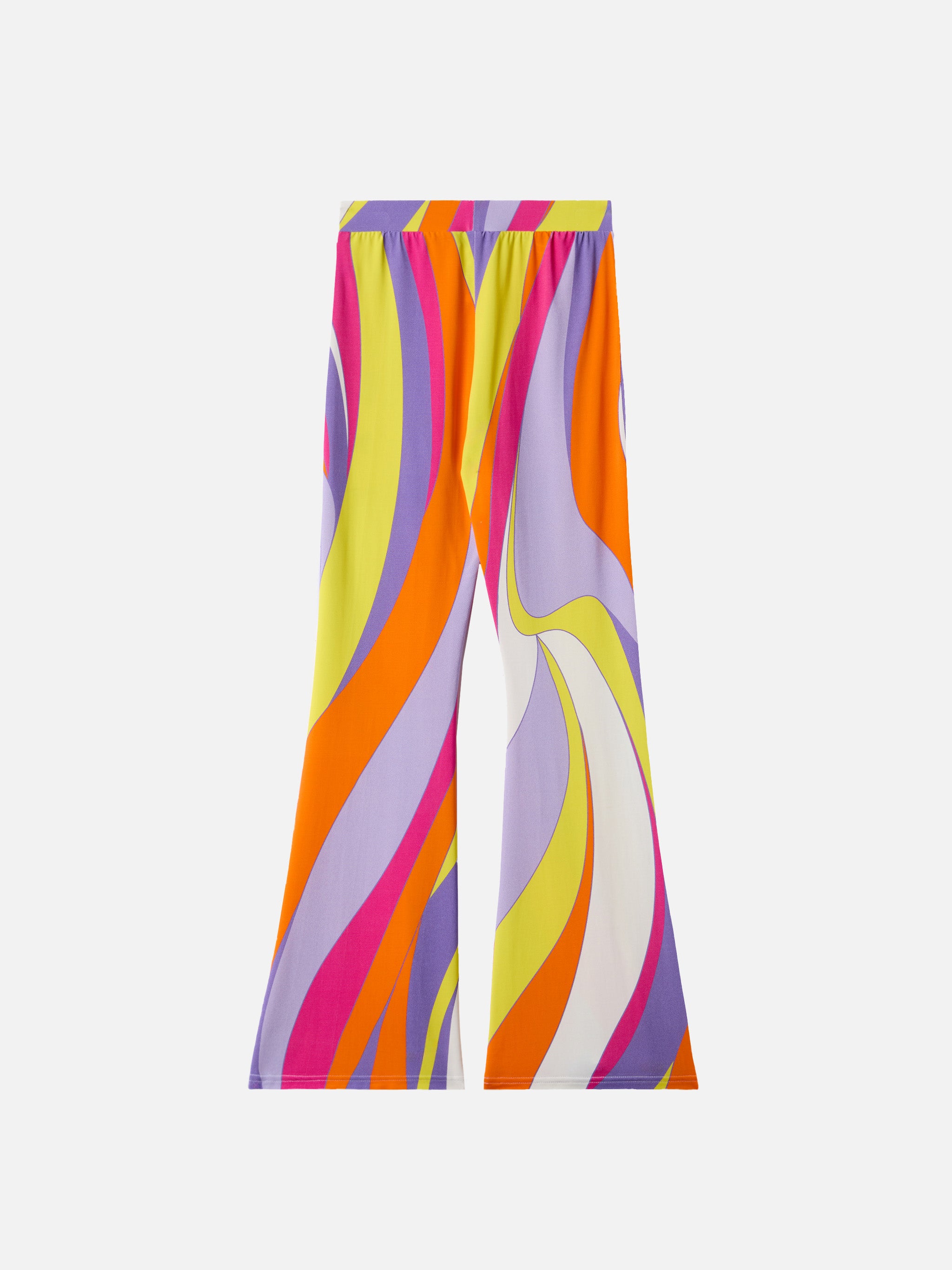 mc2-saint-barth-pantaloni-flare-gwenda-jr-con-stampa-shape-wave-per-bambina image 3