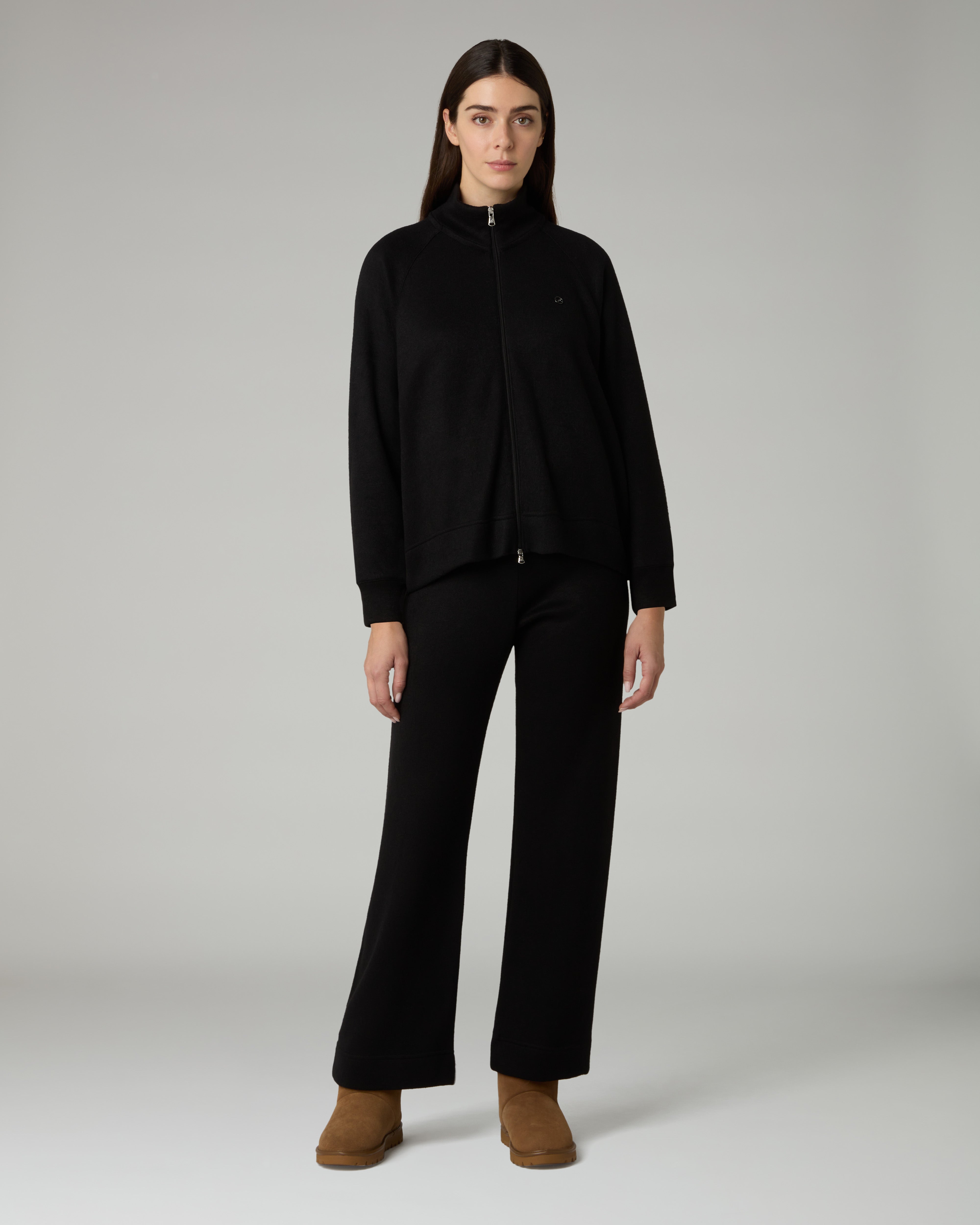 australian-comfy-minou-tracksuit-tuta-uomo-nera-in-tessuto-minou-made-in-italy image 1
