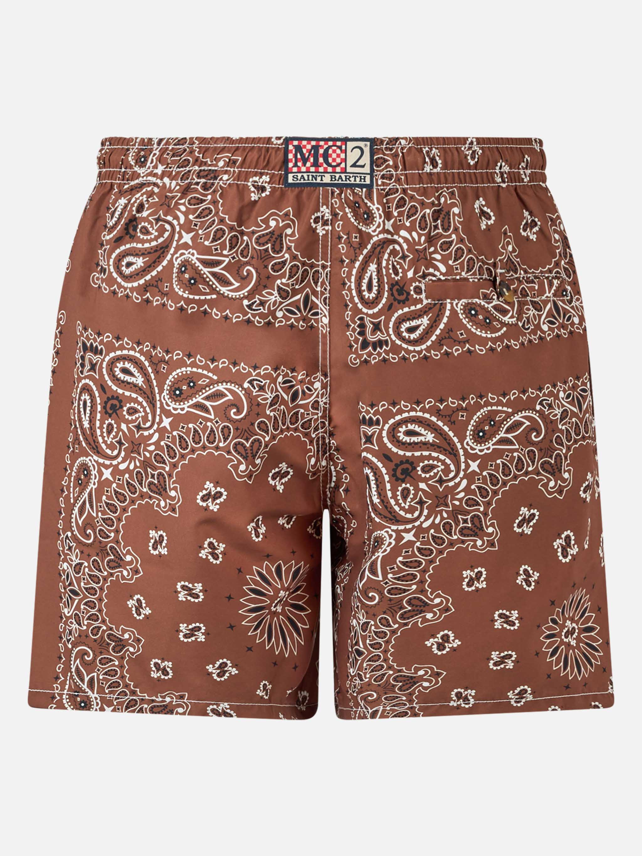 mc2-saint-barth-costume-mare-caprese-uomo-marrone-stampa-bandana-regular-fit image 2