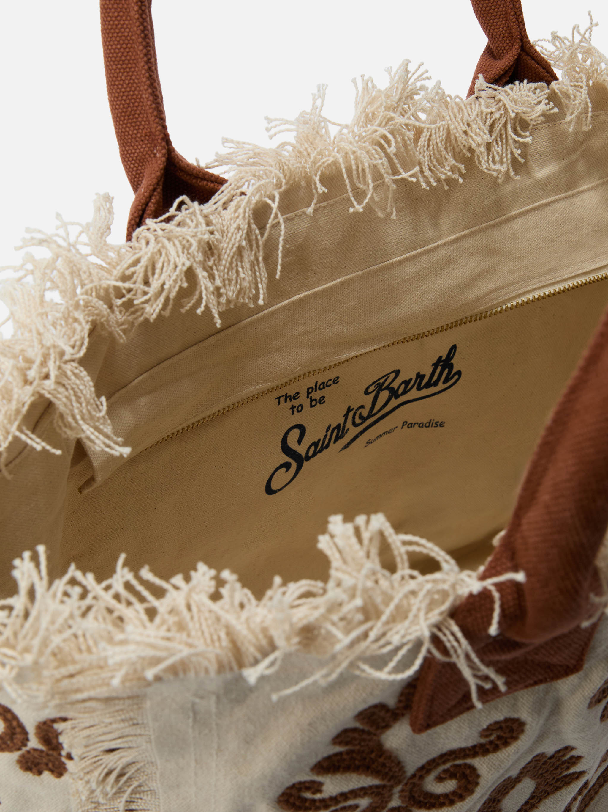 mc2-saint-barth-borsa-vanity-regular-in-canvas-con-ricamo-lily-tufting-marrone image 4