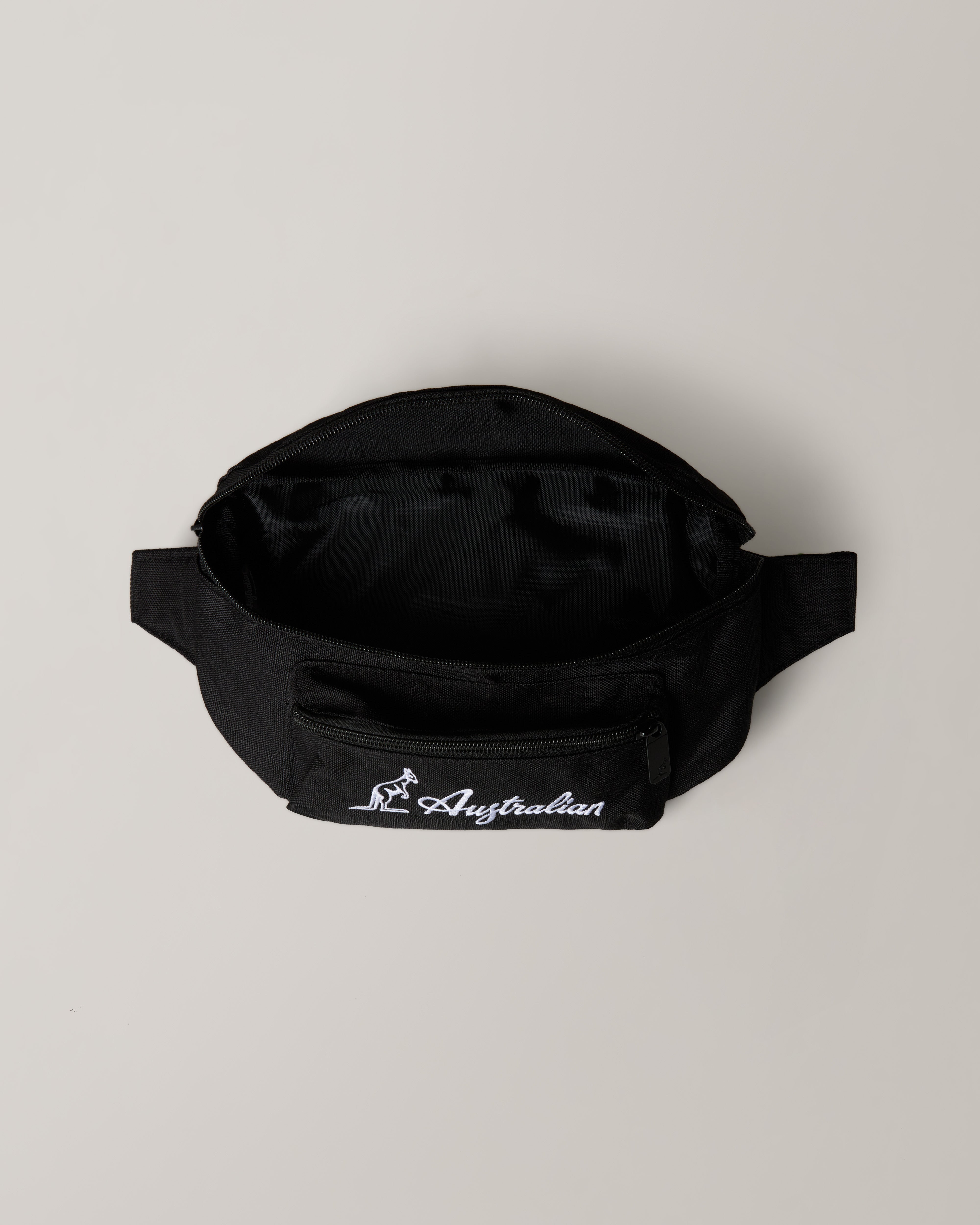 australian-bold-script-waist-bag-marsupio-medio-nero image 2