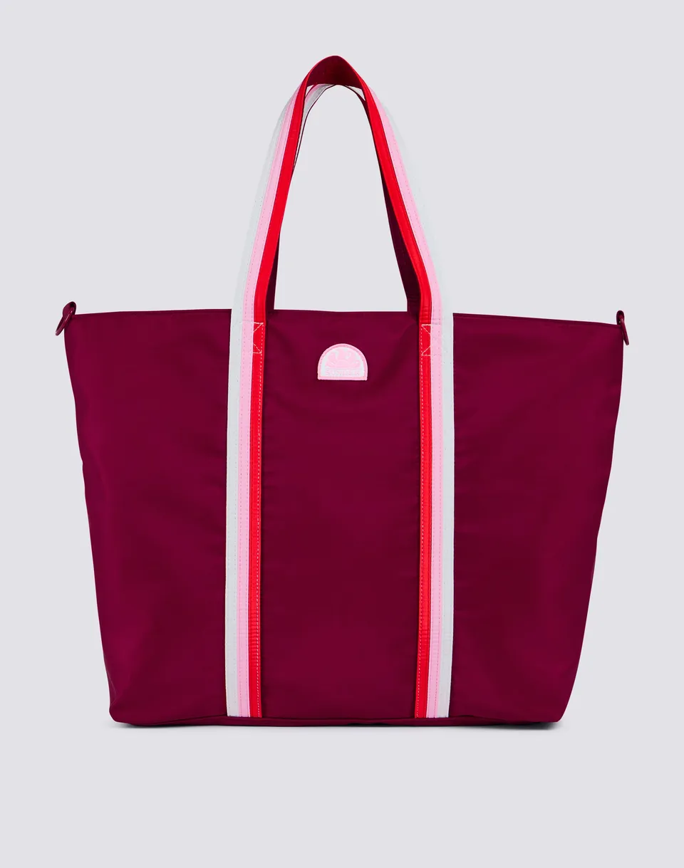 sundek-bon-am388abpy800-borsa-mare-tote-con-dettagli-arcobaleno image 1