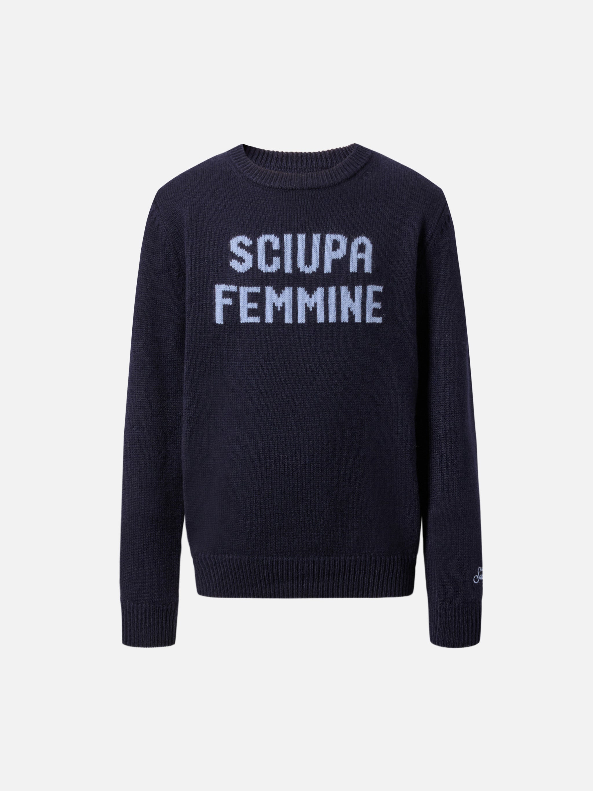 mc2-saint-barth-douglas-girocollo-bambino-blu-cashmere-sciupa-femmine image 1