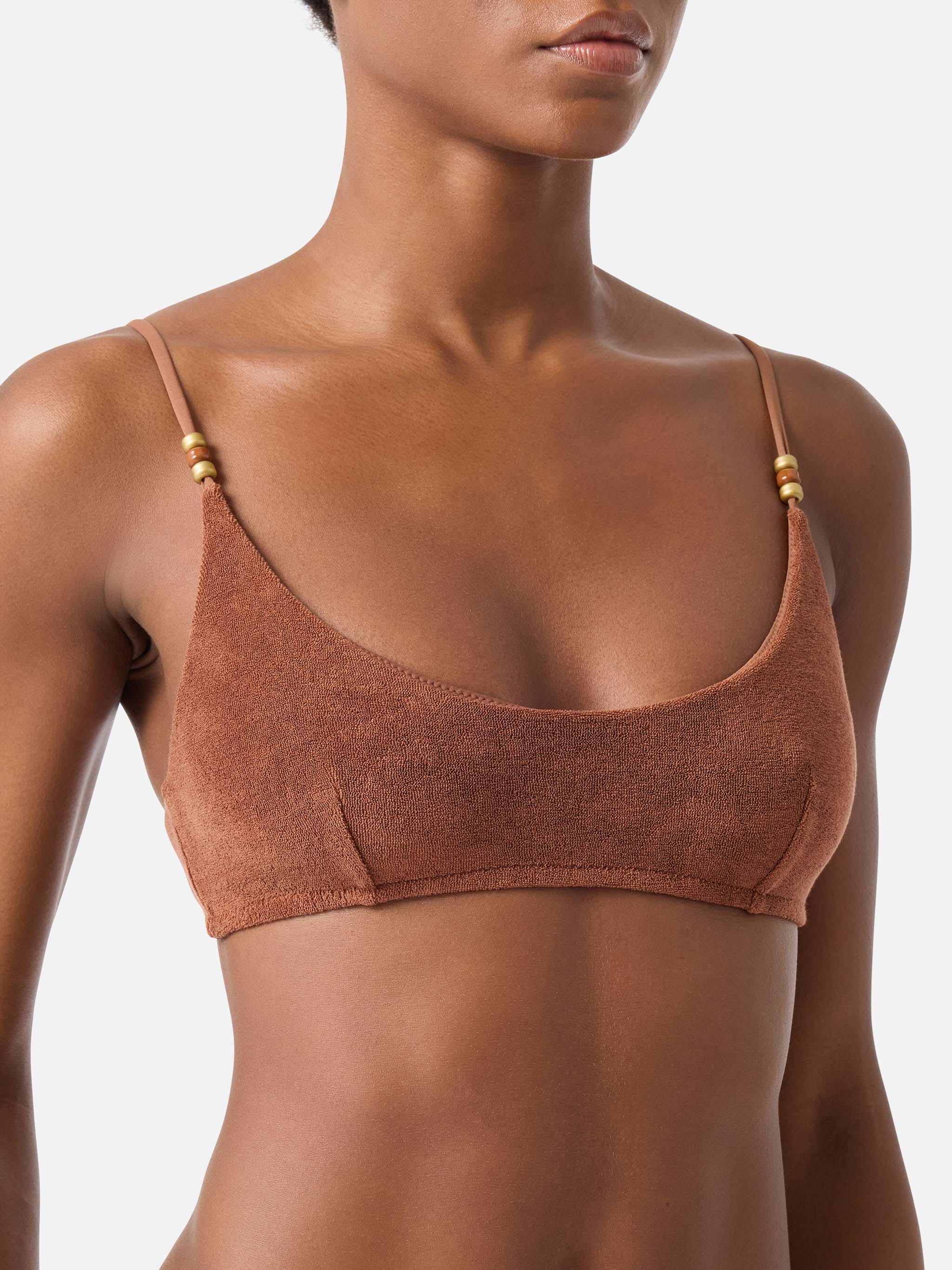 mc2-saint-barth-bikini-donna-judy-virgo-bralette-spugna-marrone image 3