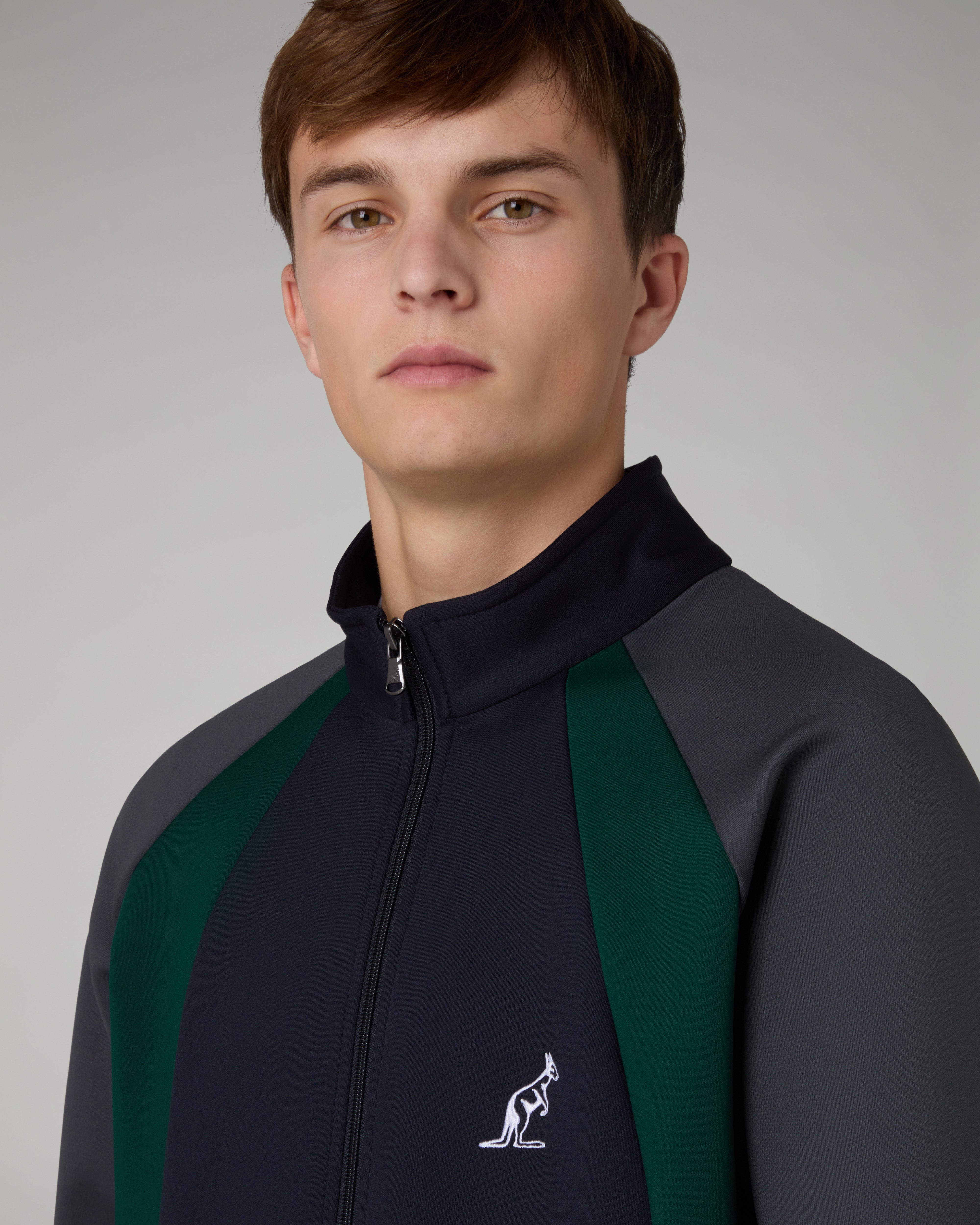 australian-wave-tracksuit-tuta-uomo-leggera-blu-navy-con-zip image 4