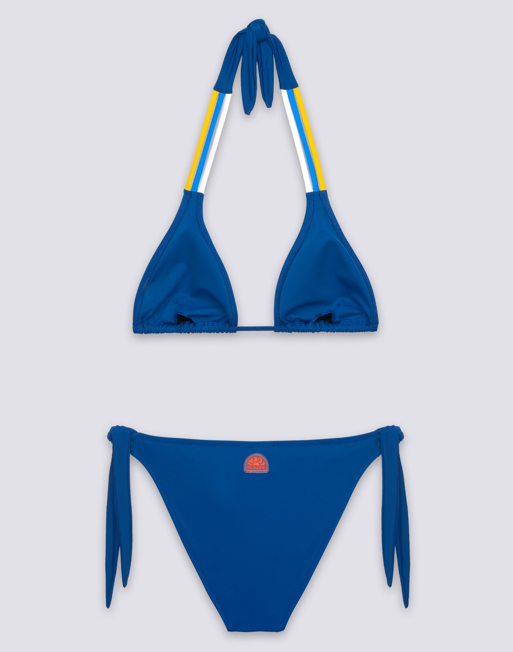 sundek-bikini-donna-triangolo-imbottito-slip-regolabile-tricolore image 2