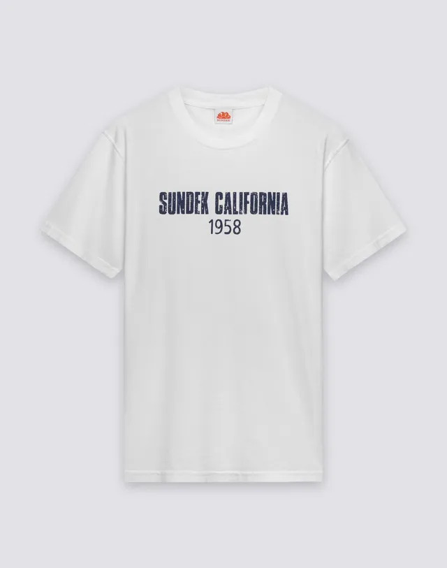 sundek-t-shirt-uomo-girocollo-california-1958-maglia-cotone-mezza-manica-regular image 1