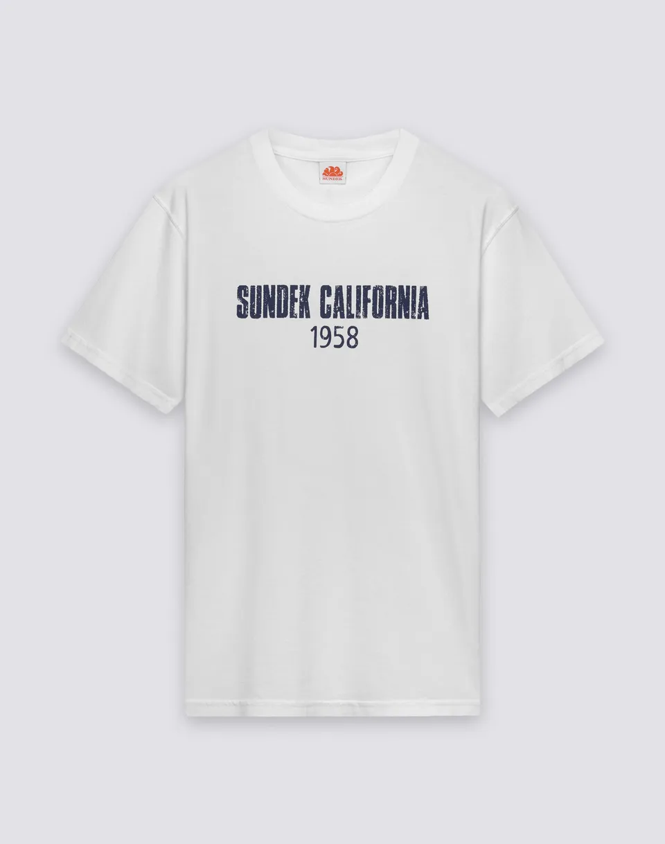 sundek-t-shirt-uomo-girocollo-california-1958-maglia-cotone-mezza-manica-regular image 1