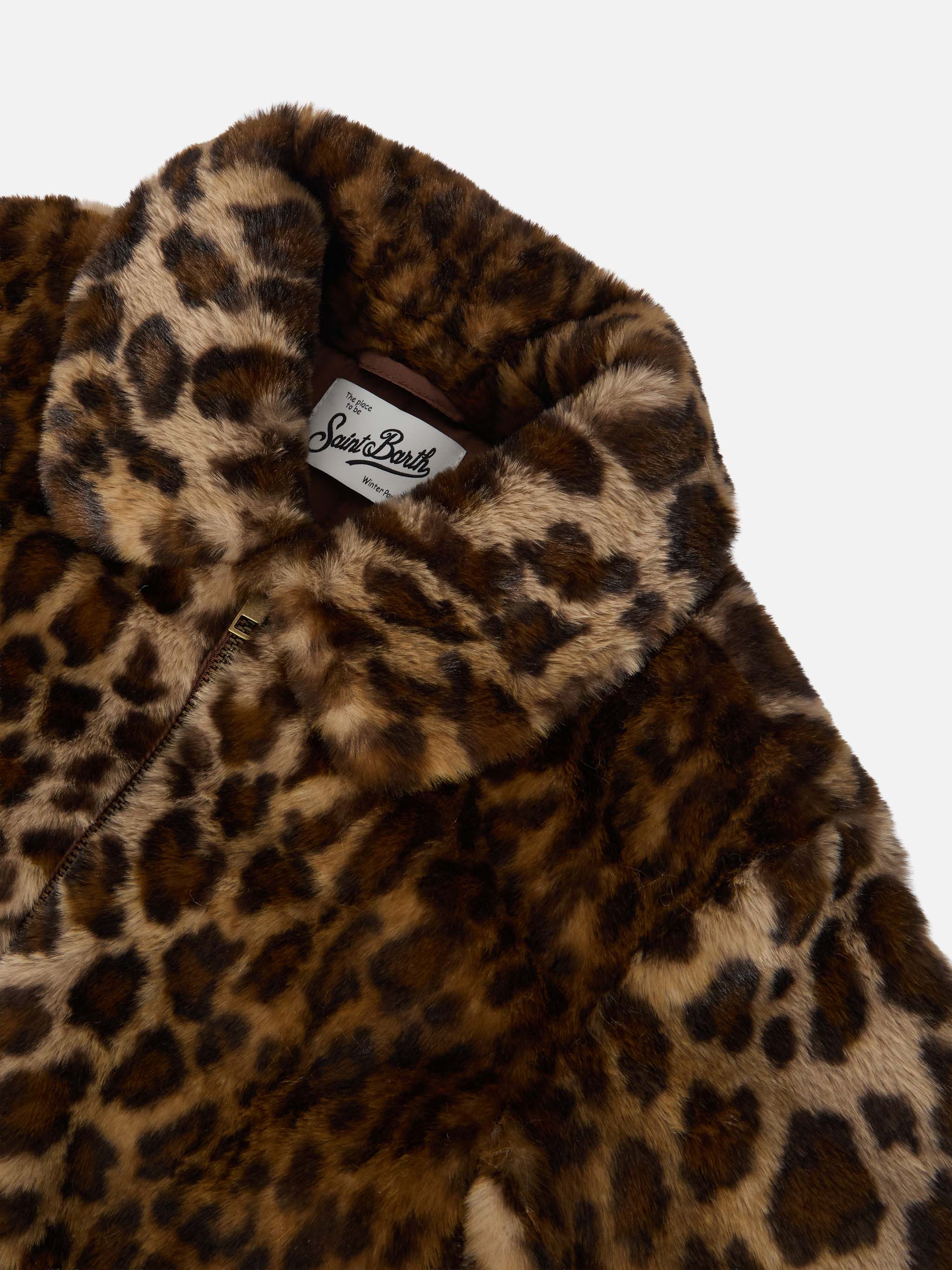 mc2-saint-barth-giacca-bambina-aveline-jr-in-faux-fur-leopardata image 2