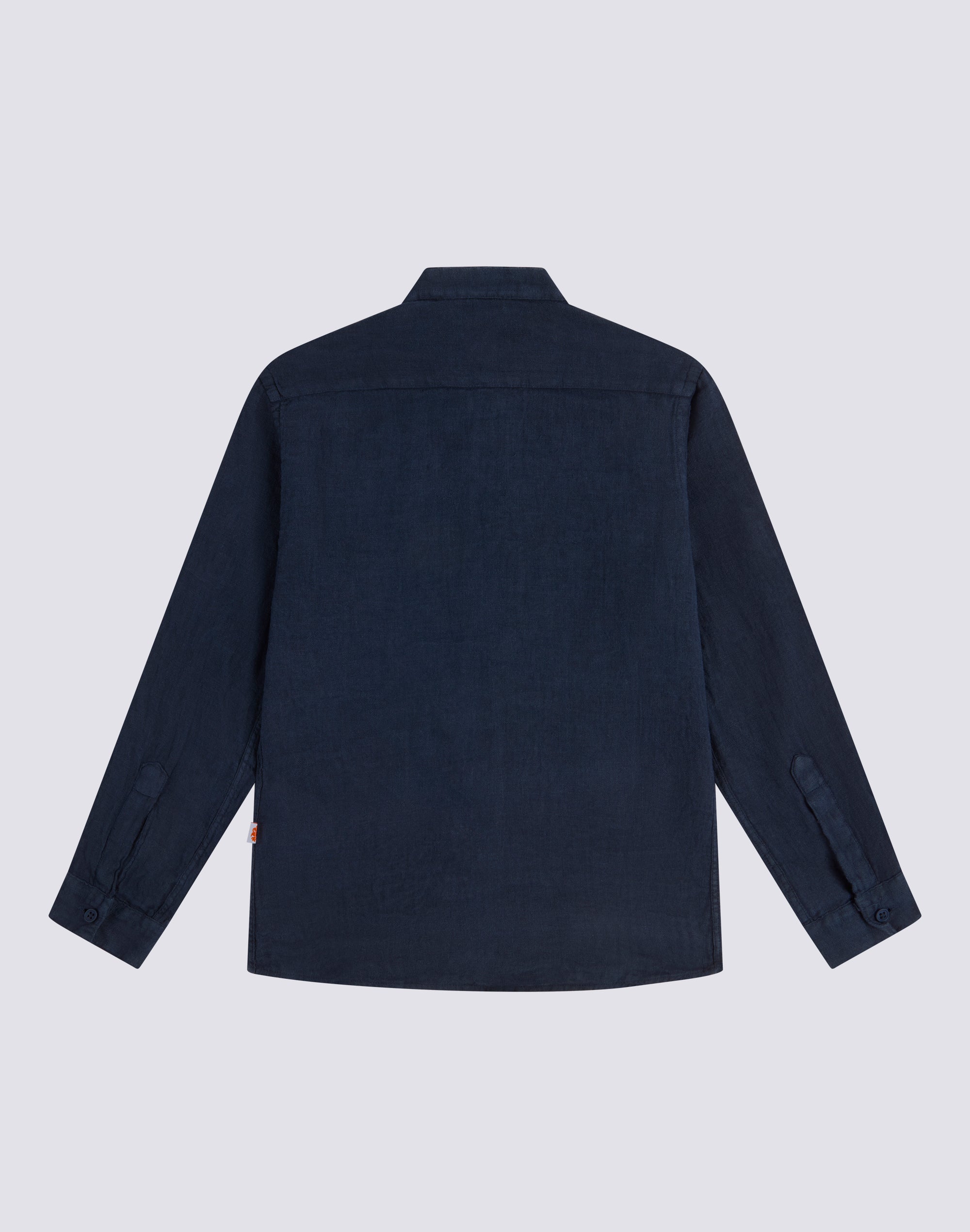 sundek-camicia-bambino-in-lino-collo-coreana-tinto-pezza image 2