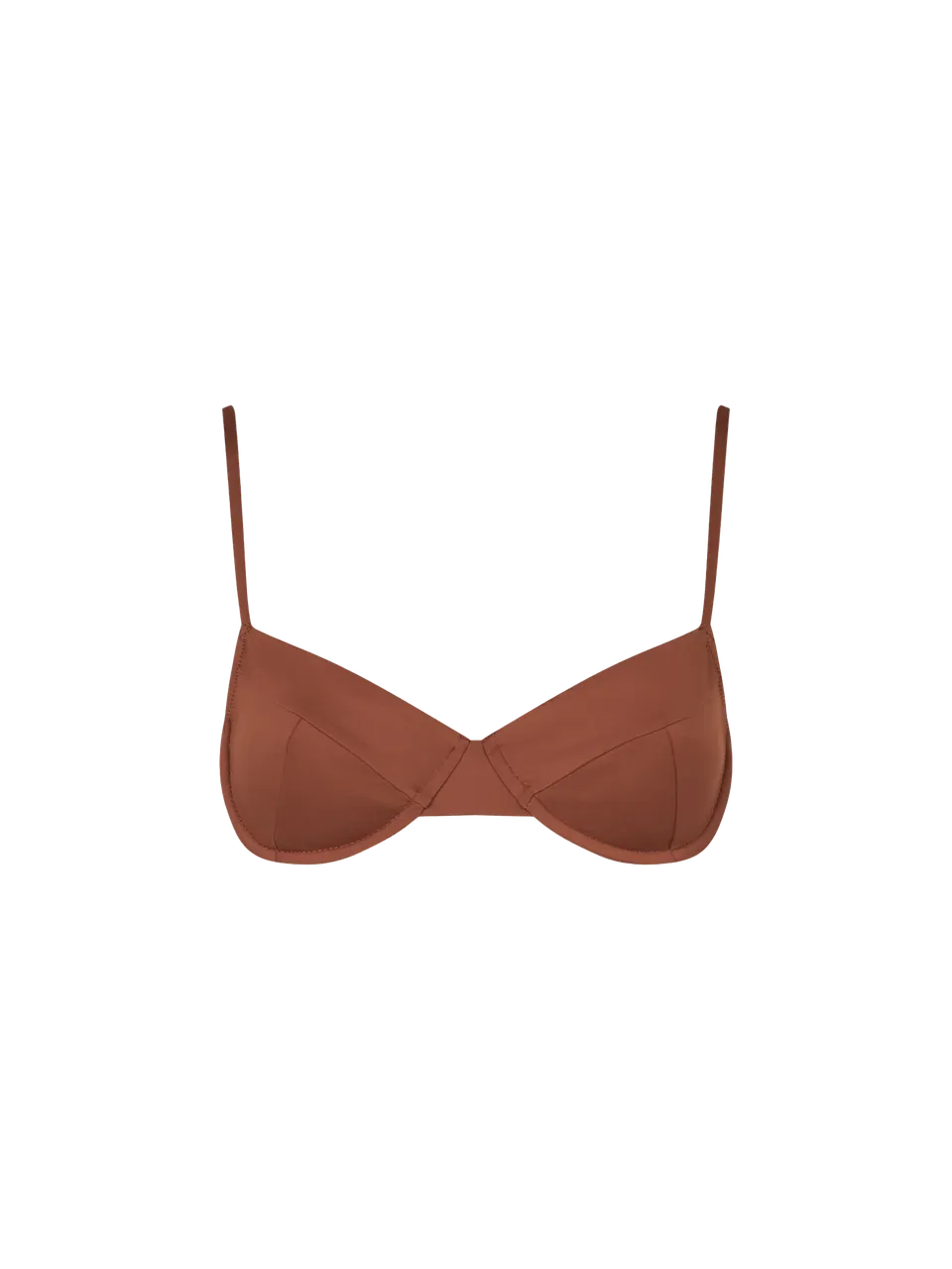 mc2-saint-barth-top-bikini-bea-bralette-con-ferretto-marrone image 1
