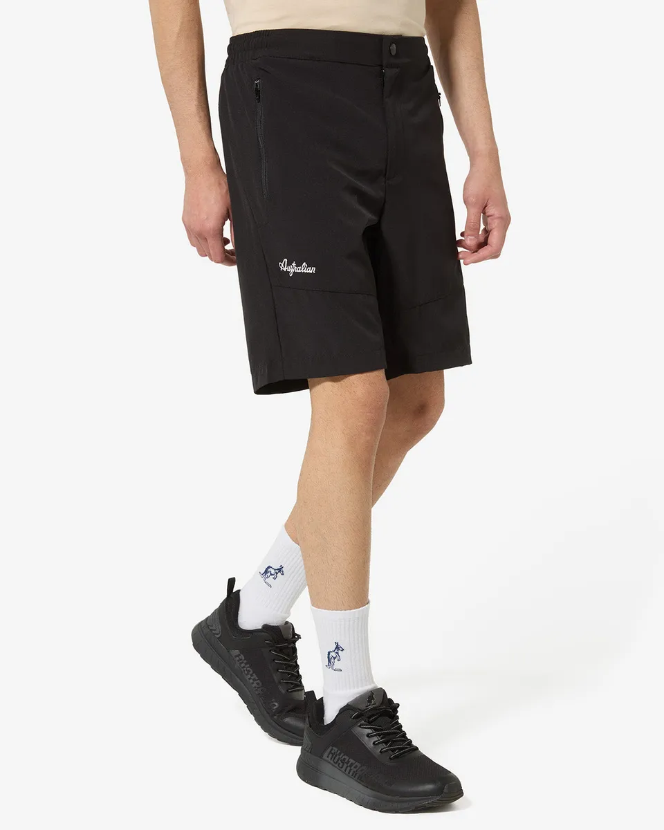 australian-city-short-pantaloncino-sportswear-slam-bi-elastico-nero image 1