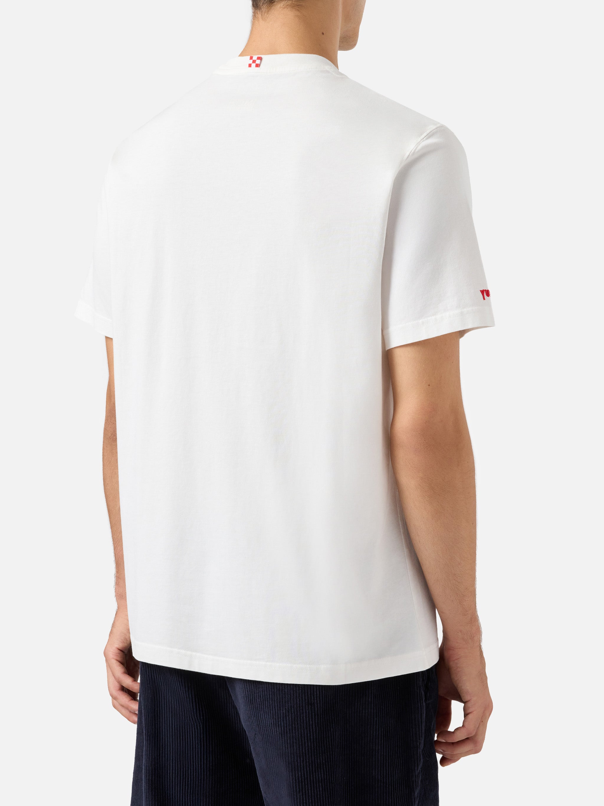 mc2-saint-barth-arnott-t-shirt-uomo-cotone-bianco-yuppies-edizione-speciale image 4