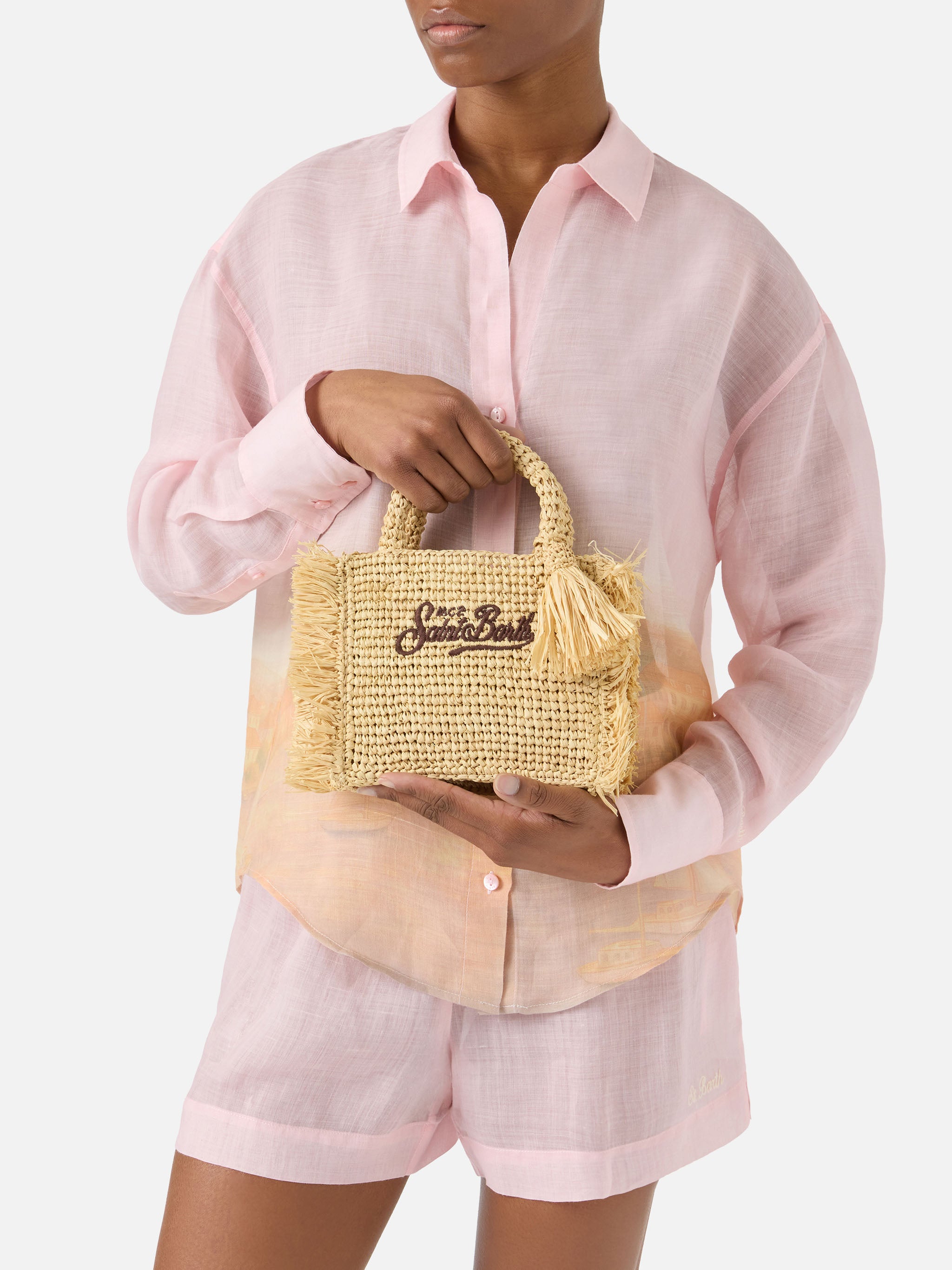 mc2-saint-barth-borsa-vanity-mini-in-raffia-beige-con-frange-laterali image 2