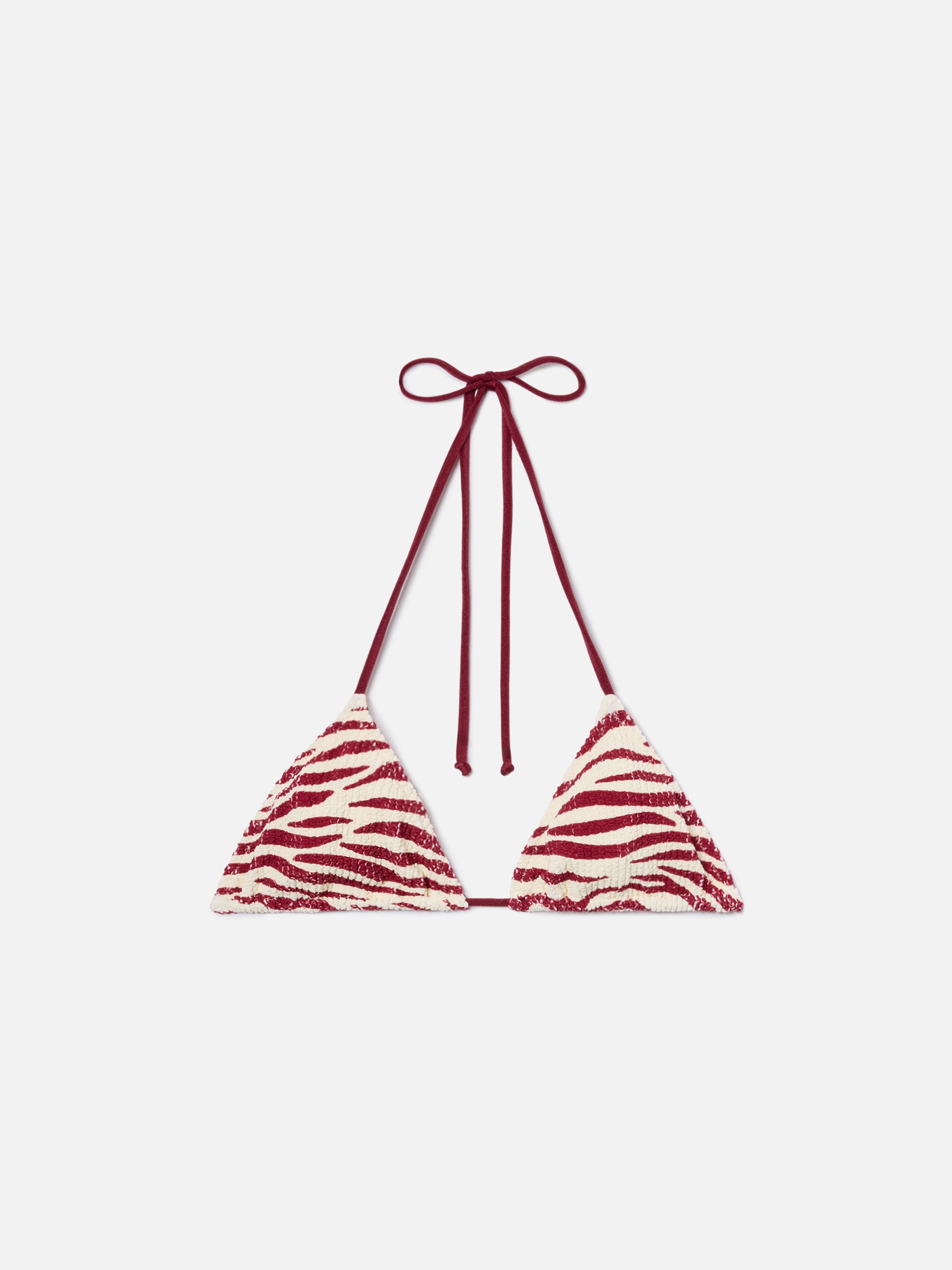 mc2-saint-barth-top-bikini-leah-triangolo-in-tessuto-crinkle-zebrato-da-donna image 1