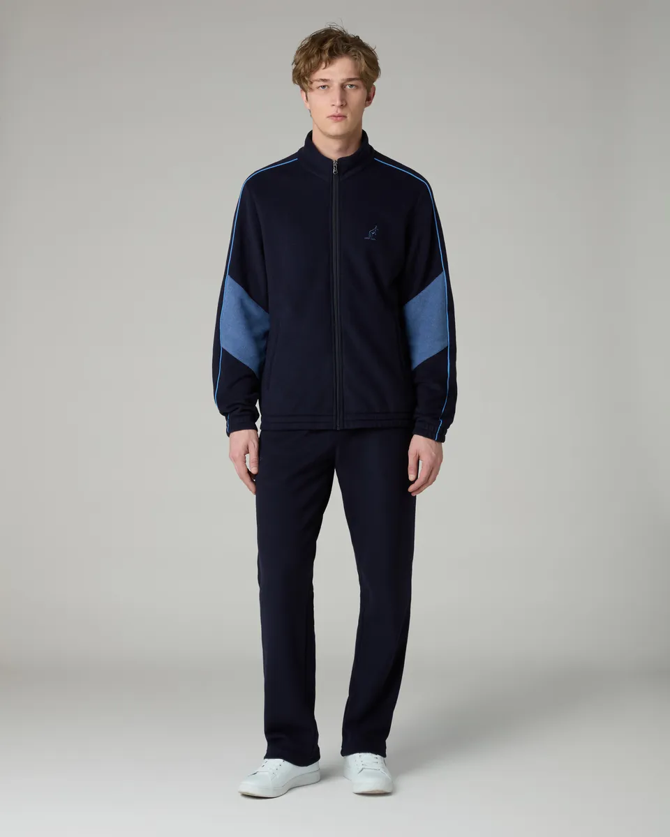 australian-color-block-softech-tracksuit-tuta-softech-blu-navy-made-in-italy image 1