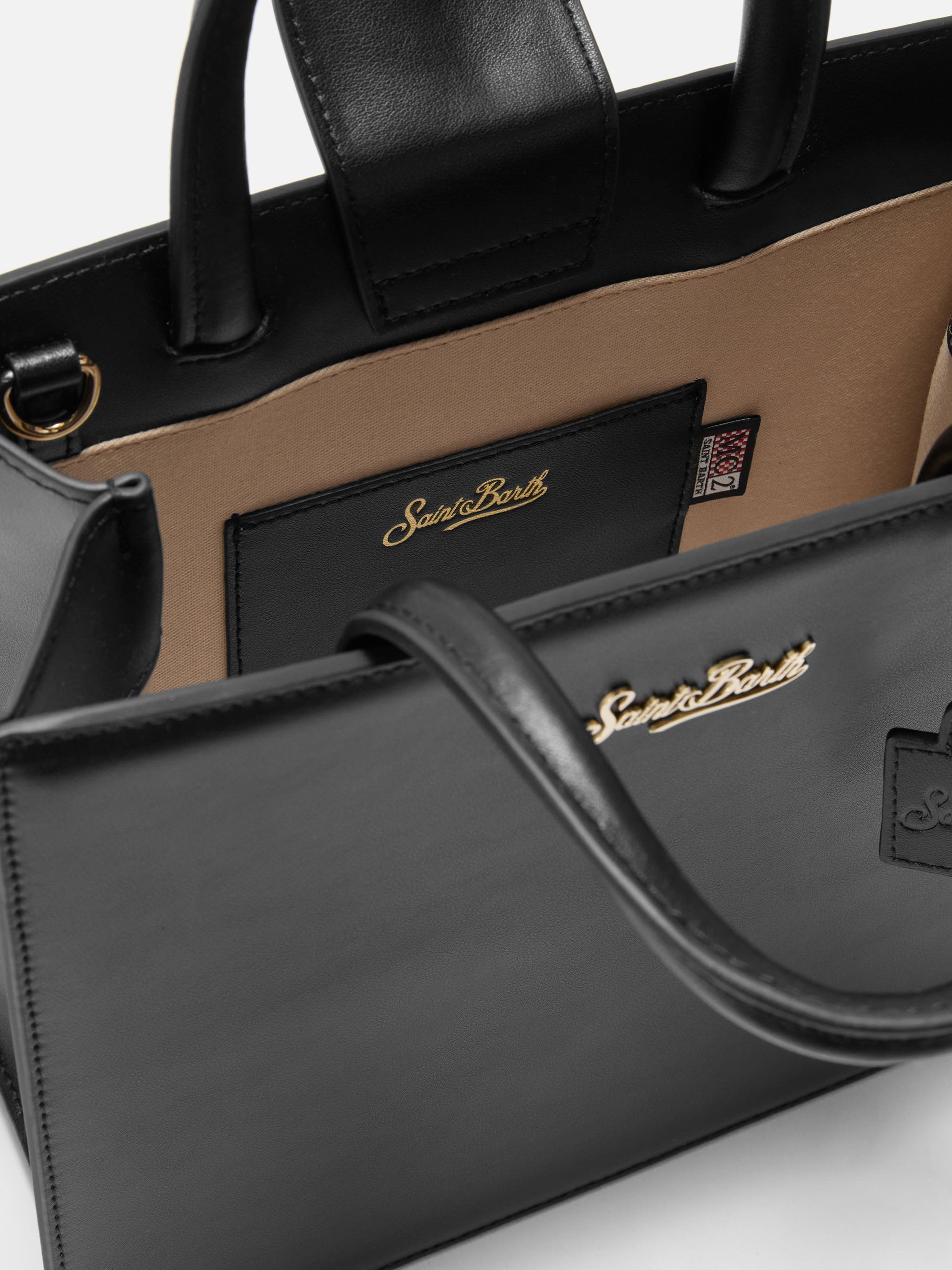 mc2-saint-barth-shop-bag-midi-borsa-in-pelle-nera-con-tracolla image 5