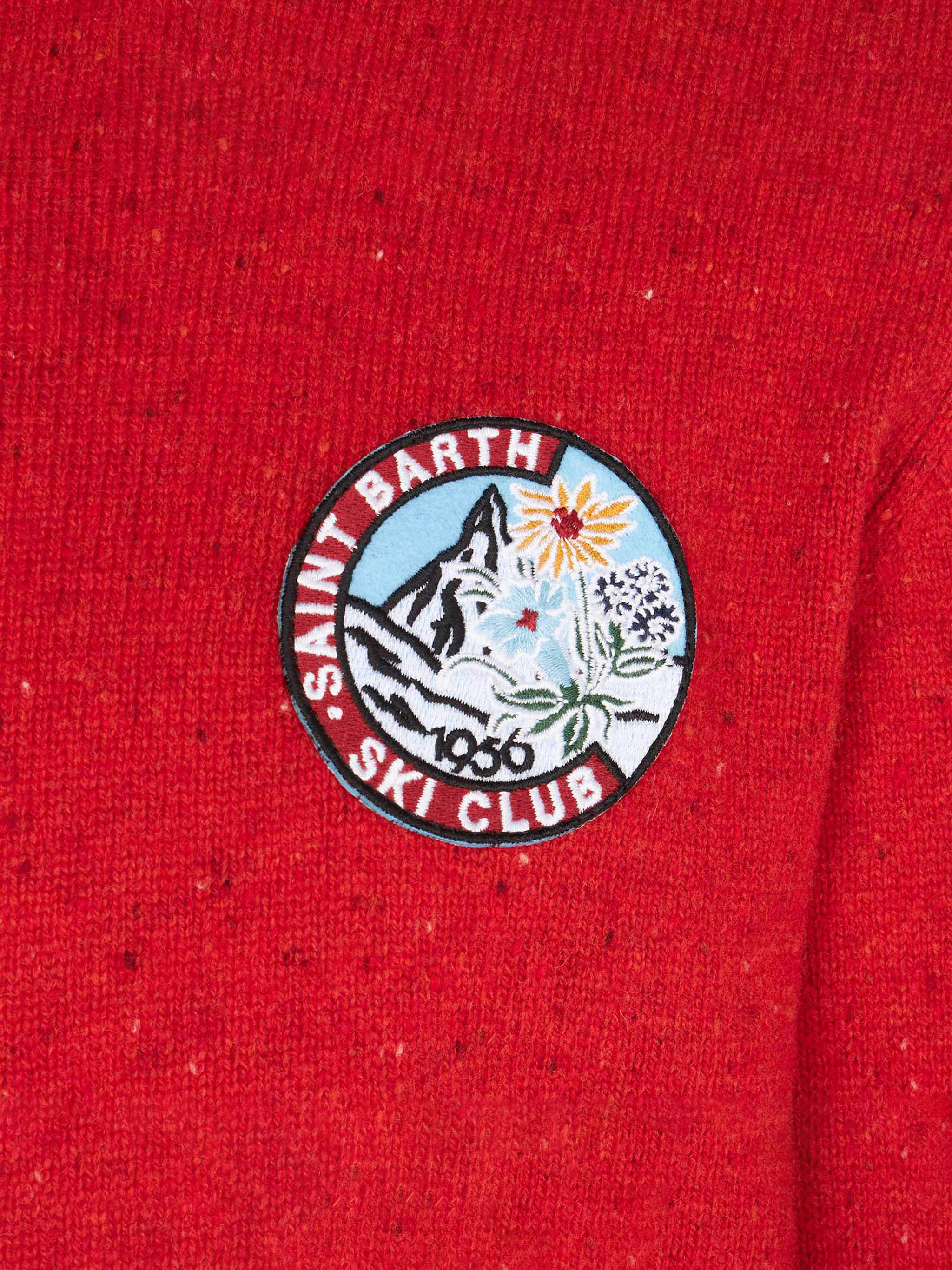 maglione-girocollo-bambino-mc2-saint-barth-rosso-con-patch-logo image 3