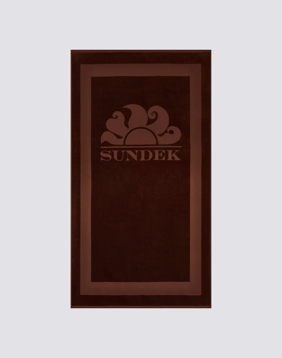 sundek-telo-mare-spugna-jacquard-con-logo-e-cornice-emboss-2 image 1