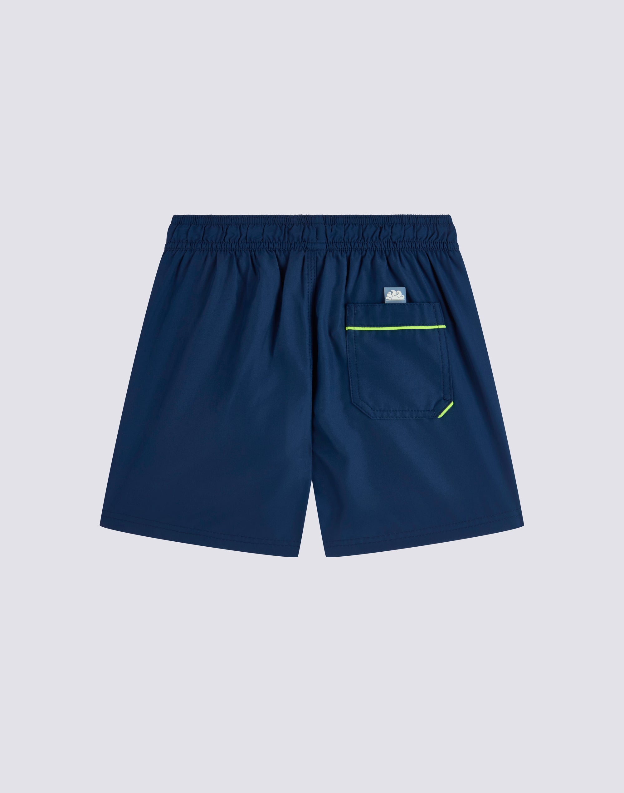 sundek-costume-da-bagno-bambino-lungo-in-poliestere-riciclato-repreve-tinta-unit image 2