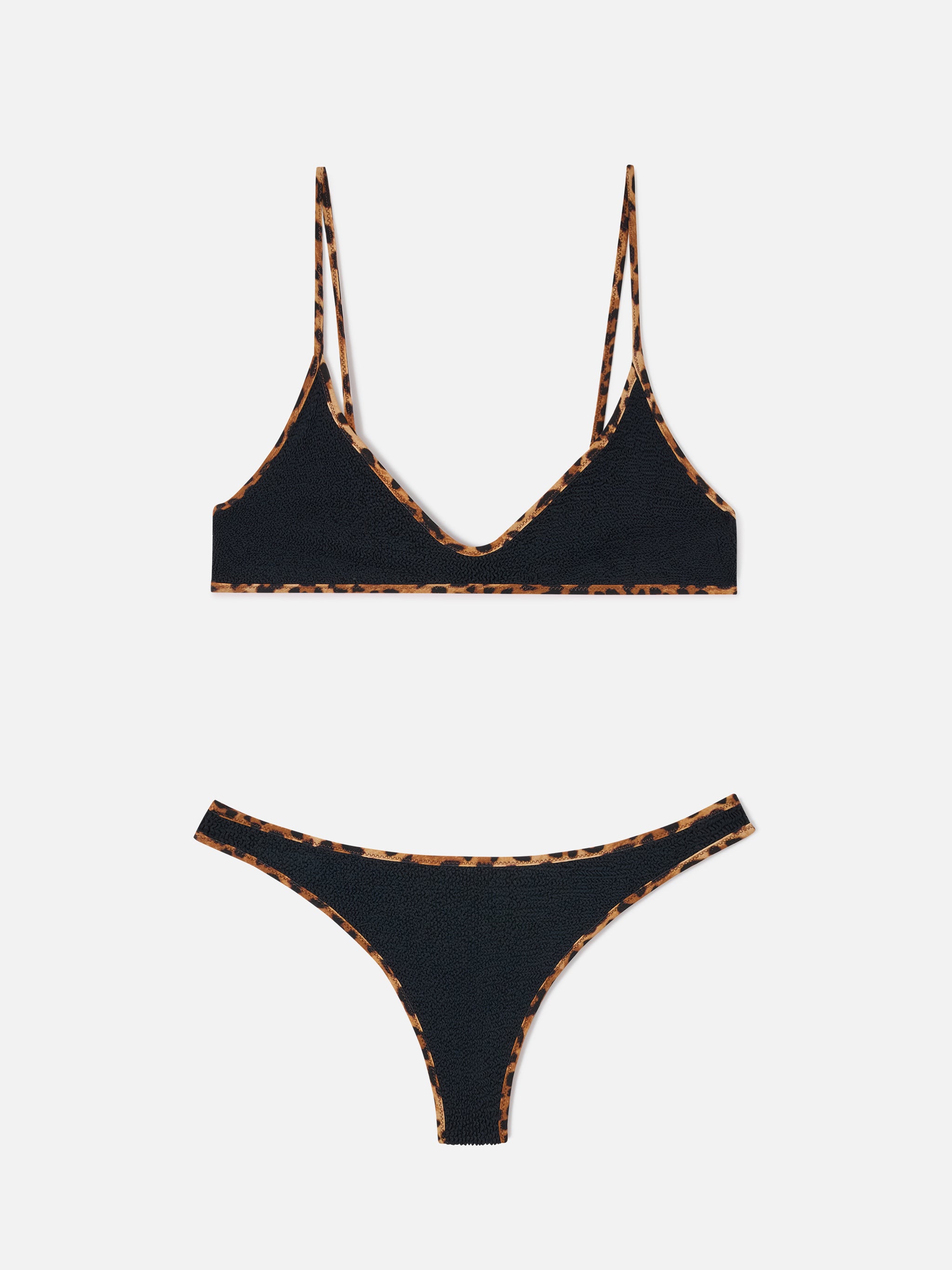 mc2-saint-barth-bikini-panamy-string-nero-con-bordi-animalier-a-contrasto image 1