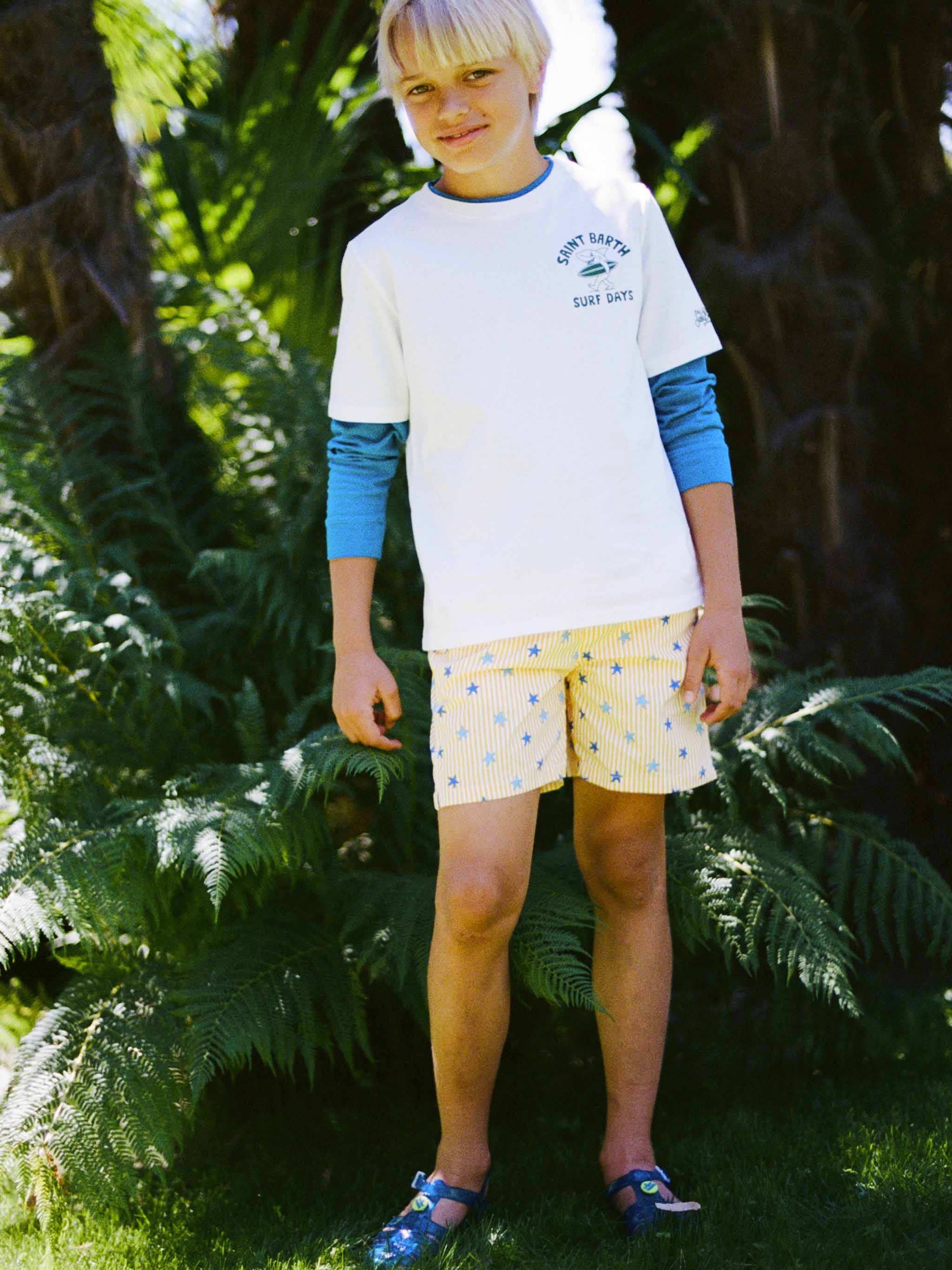 mc2-saint-barth-t-shirt-portland-jr-surf-days-t-shirt-bambino-cotone-bianca-stam image 2