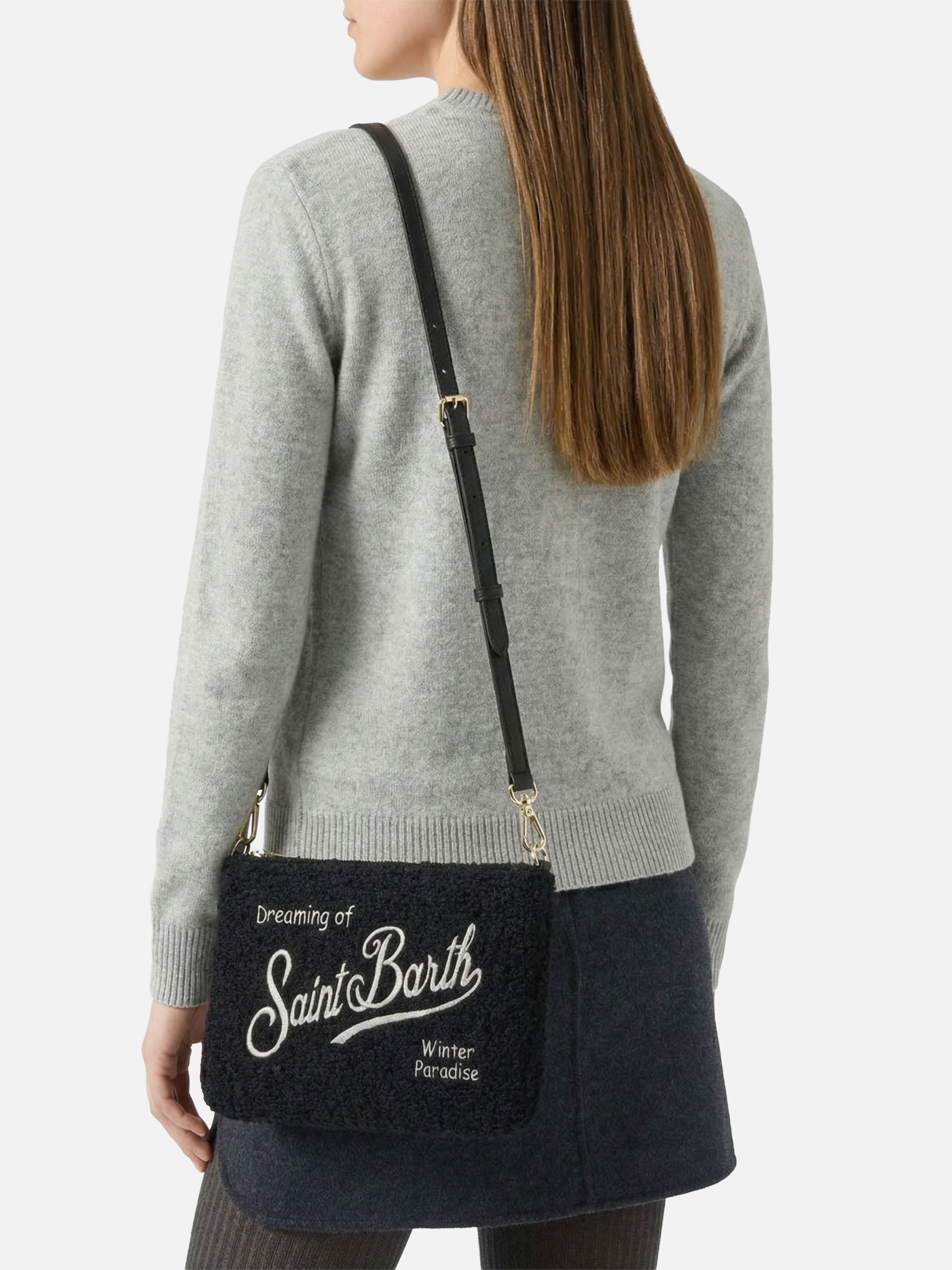 mc2-saint-barth-borsa-crossbody-parisienne-tweed-nera image 2