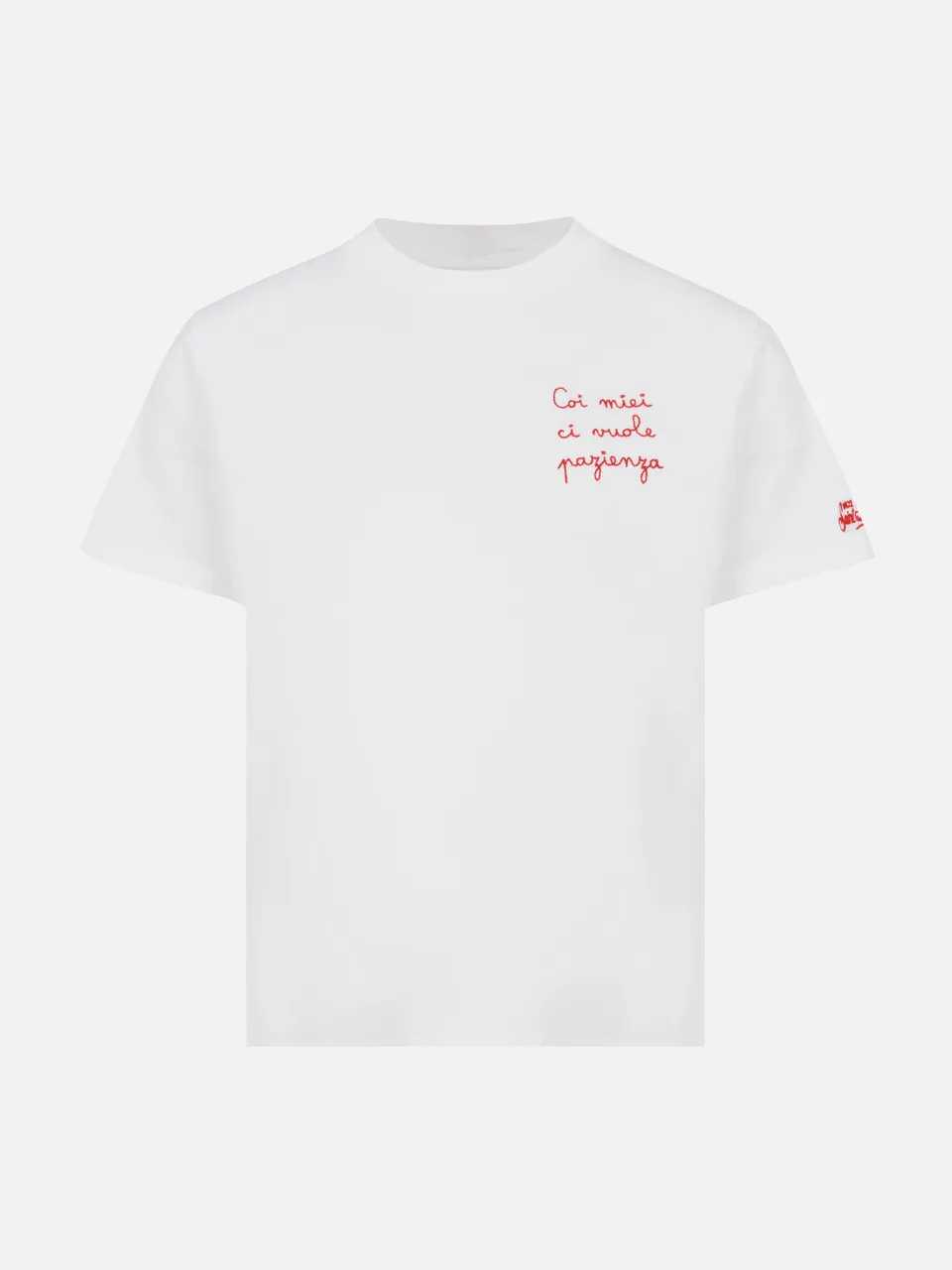 mc2-saint-barth-portofino-jr-t-shirt-bambino-cotone-bianca-ricamo-coi-miei-ci-vu image 1